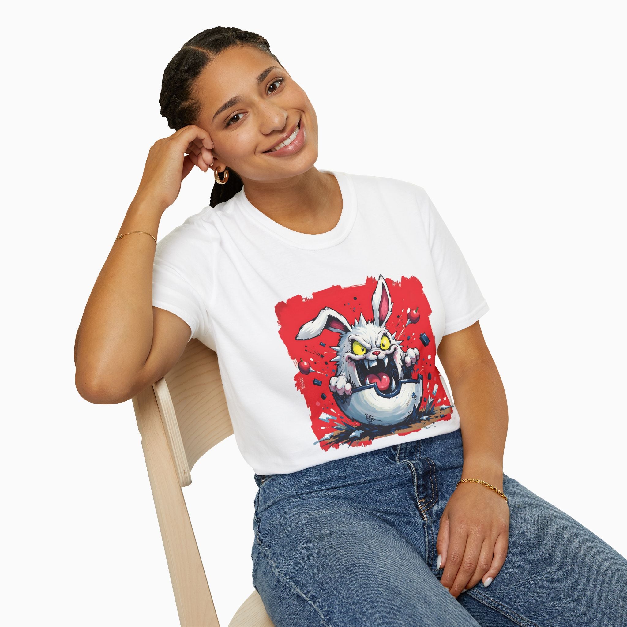 Crazy Rabbit Poké Ball Unisex T-Shirt