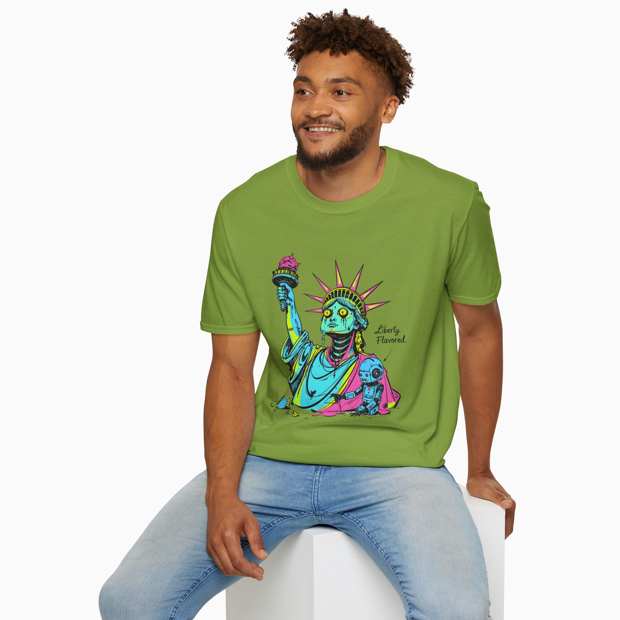 Statute of Liberty Dark Humor Unisex T-Shirt