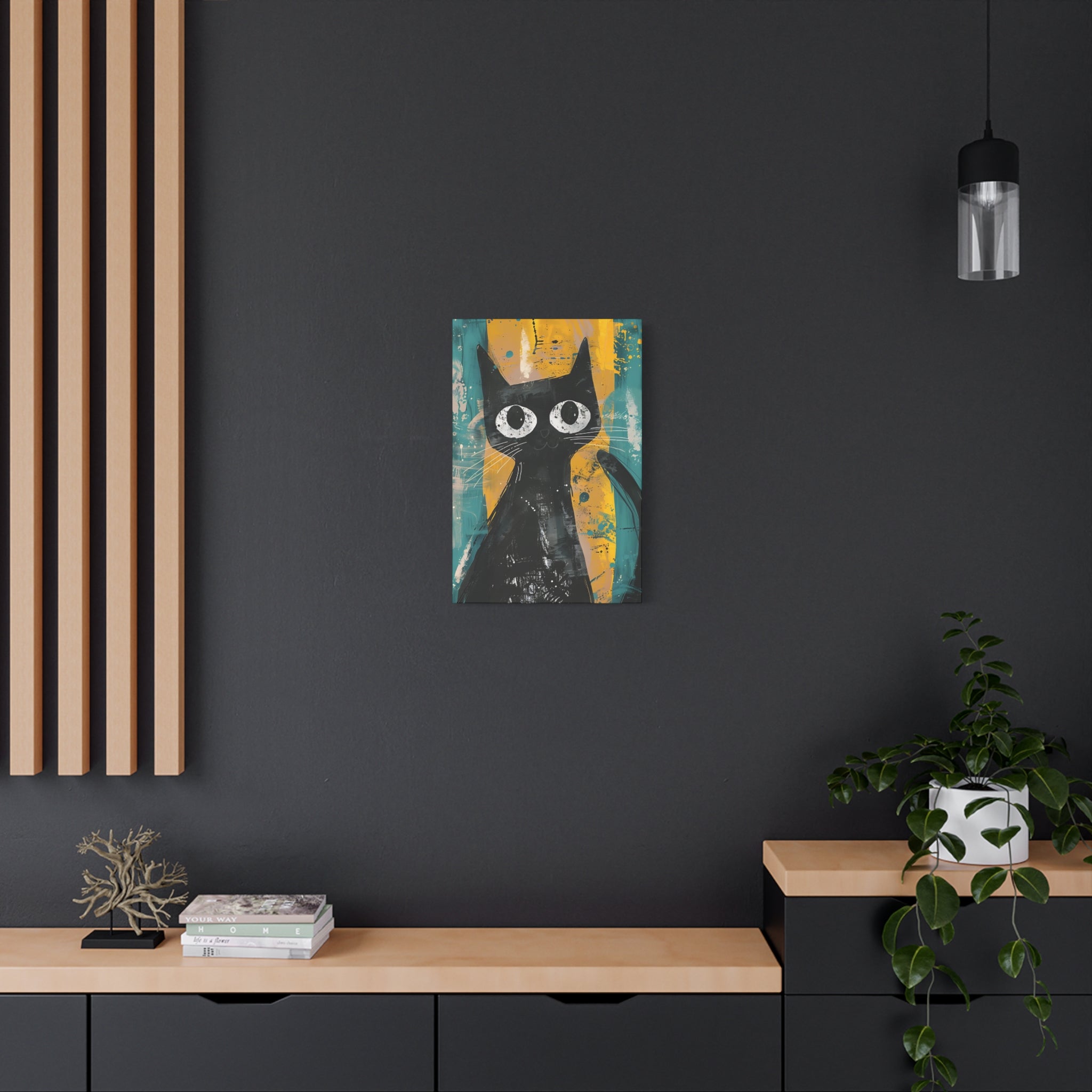 Black Cat Canvas Print