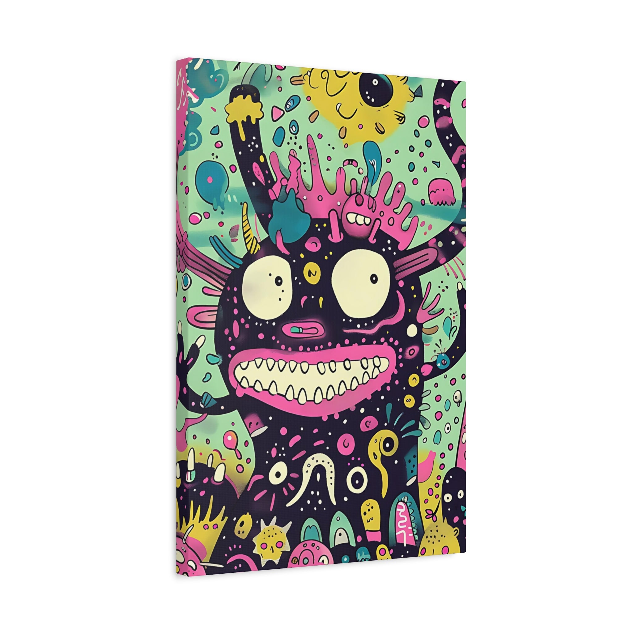 Chinese New Year Monster Canvas Print