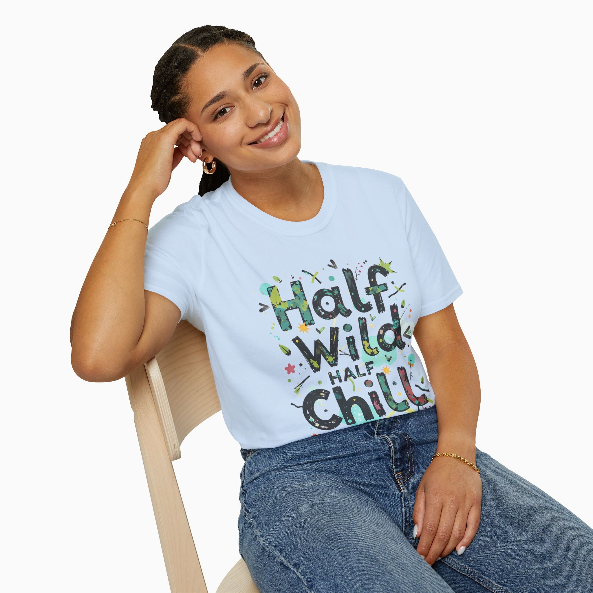 Half Wild, Half Chill Unisex T-Shirt