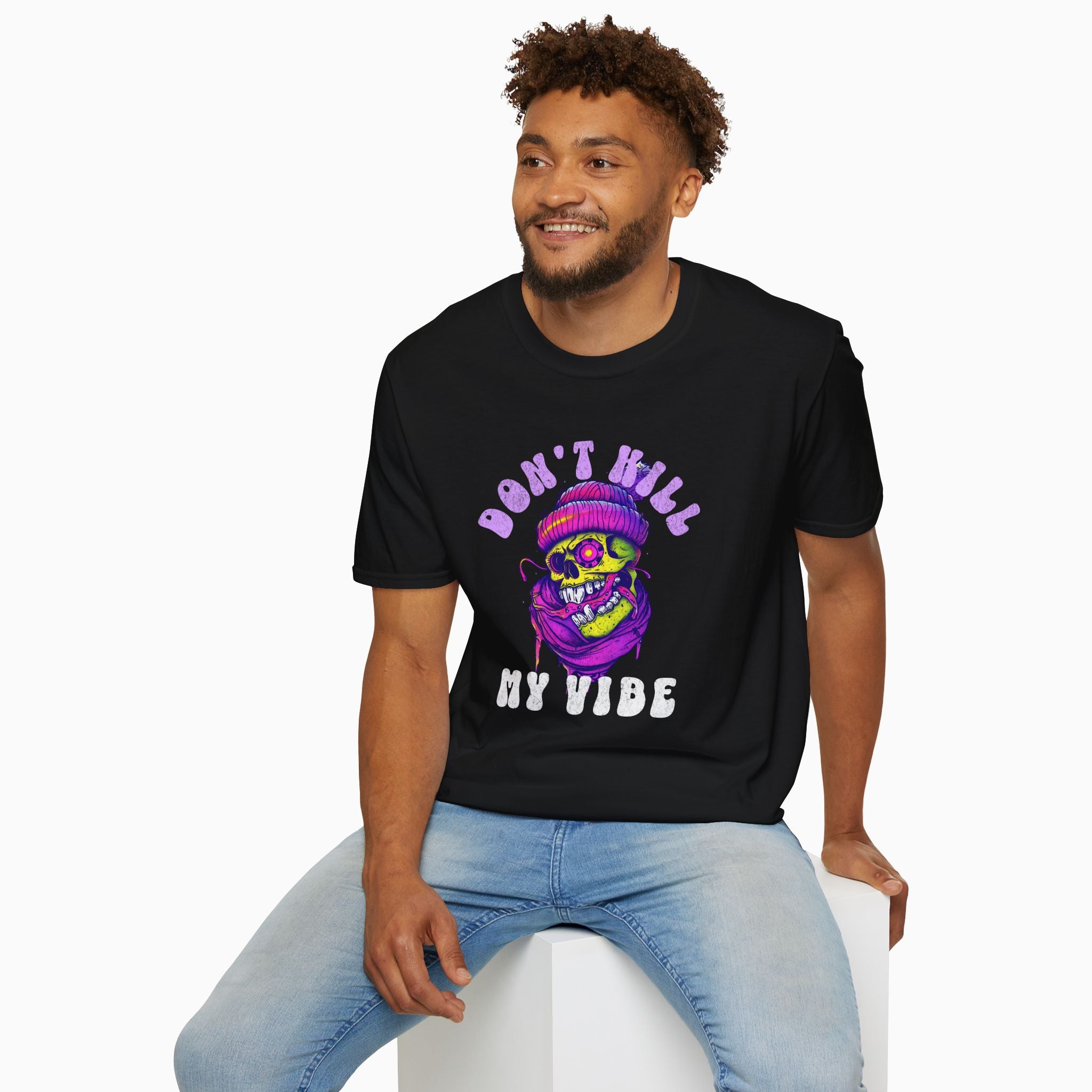 Don't Kill My Vibe Skull Unisex T-Shirt