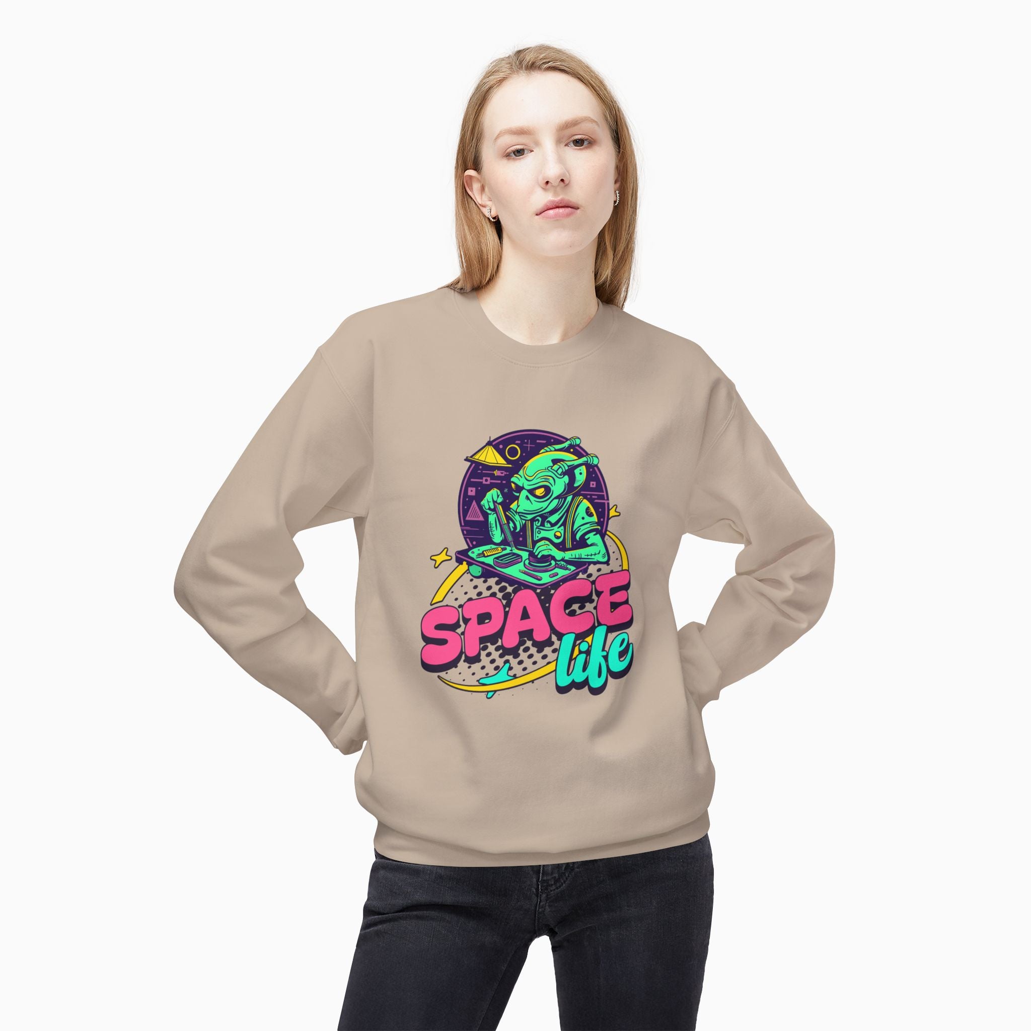 Alien Space Life Unisex Sweatshirt