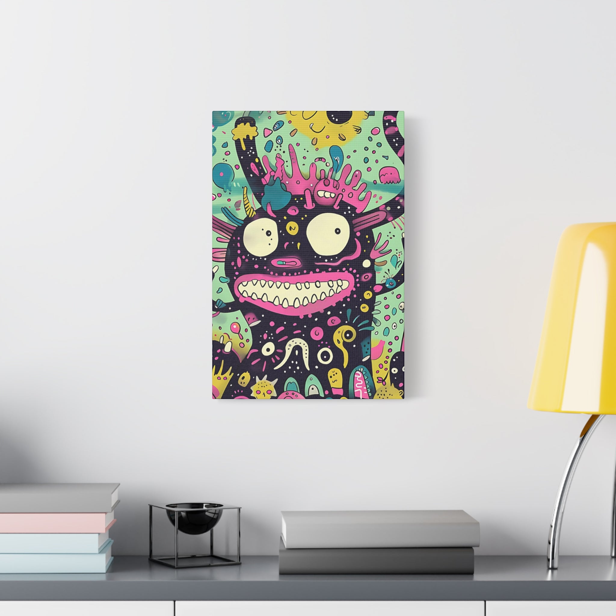 Chinese New Year Monster Canvas Print