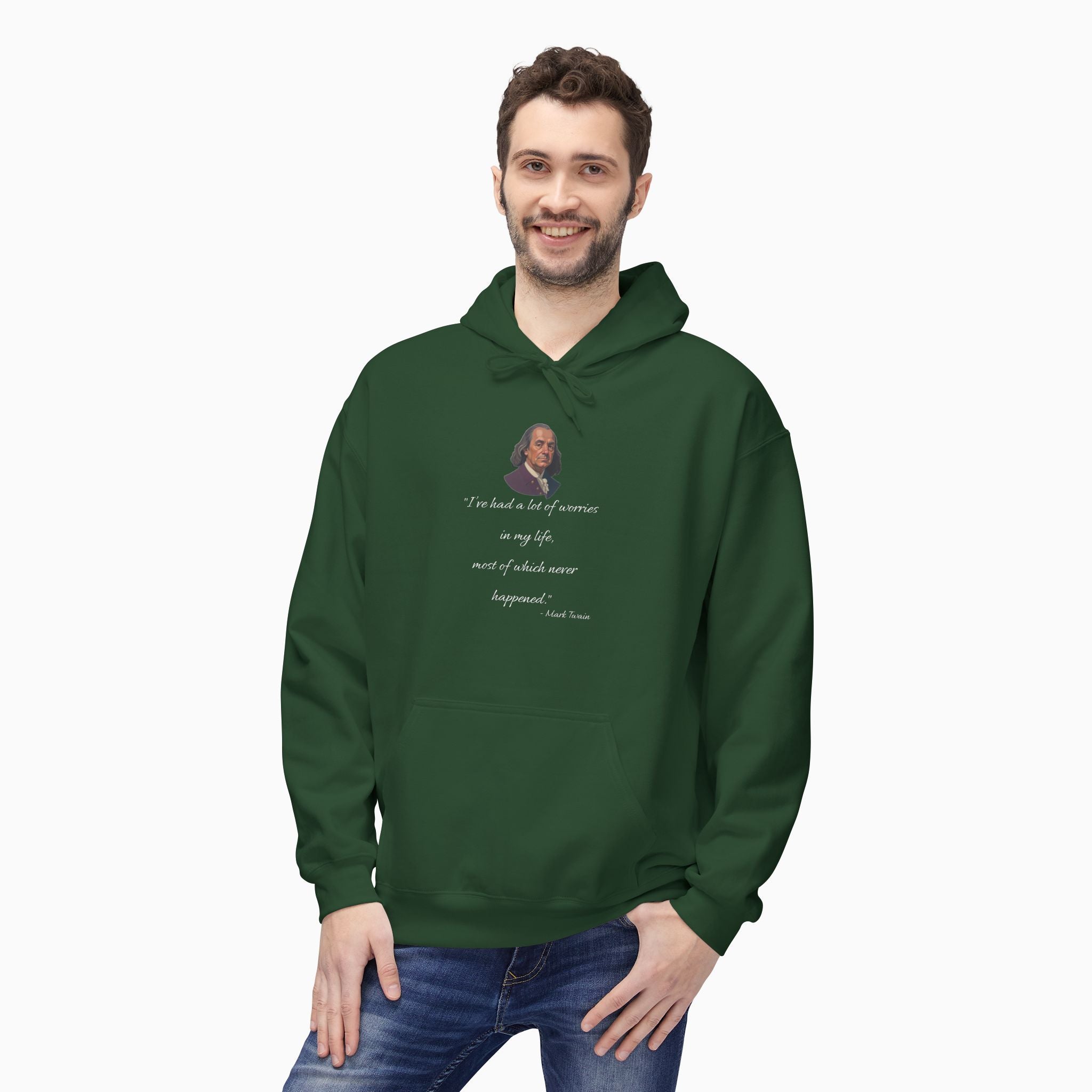 Mark Twain Life Advice Unisex Hoodie