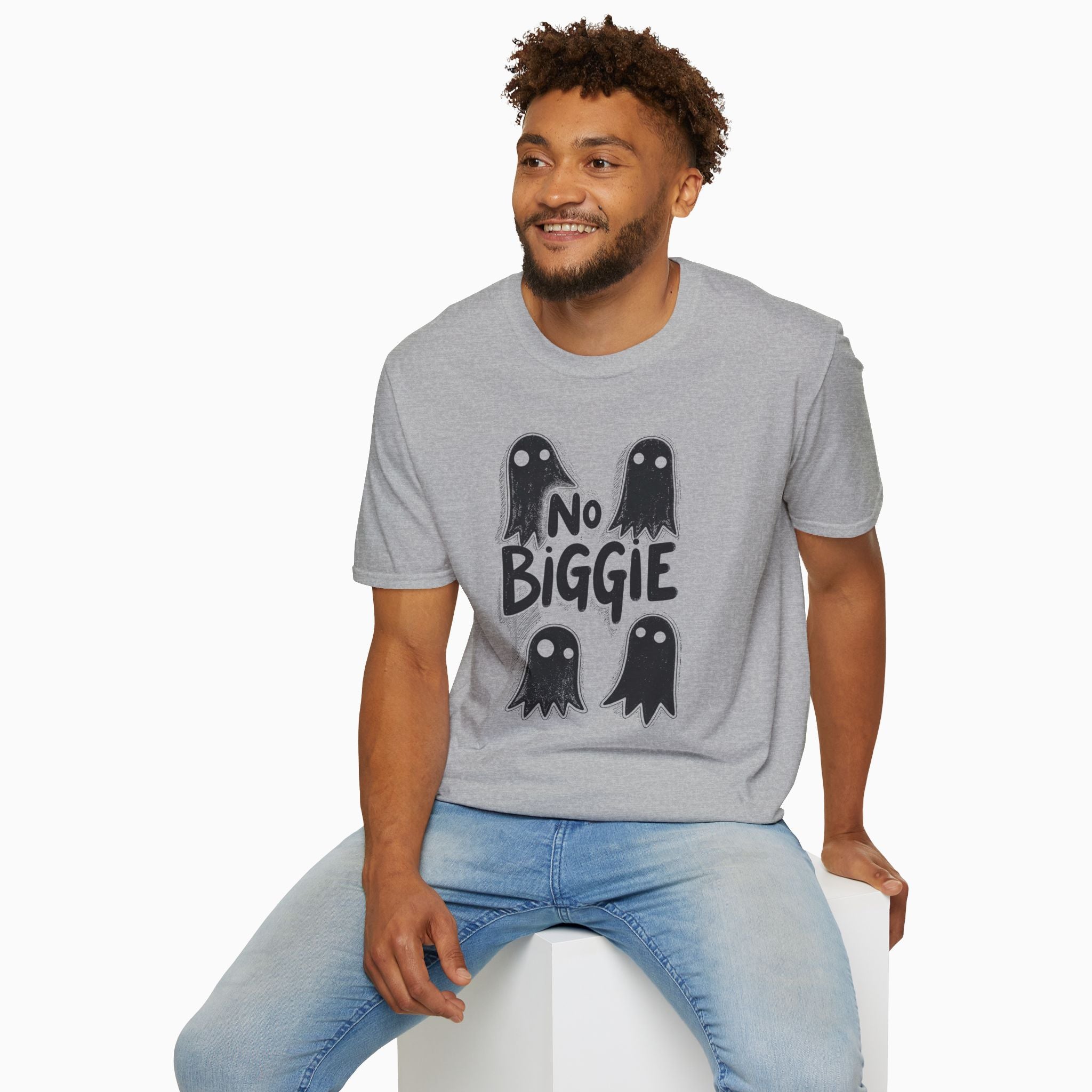 Boo Ghost & No Biggie Unisex T-Shirt