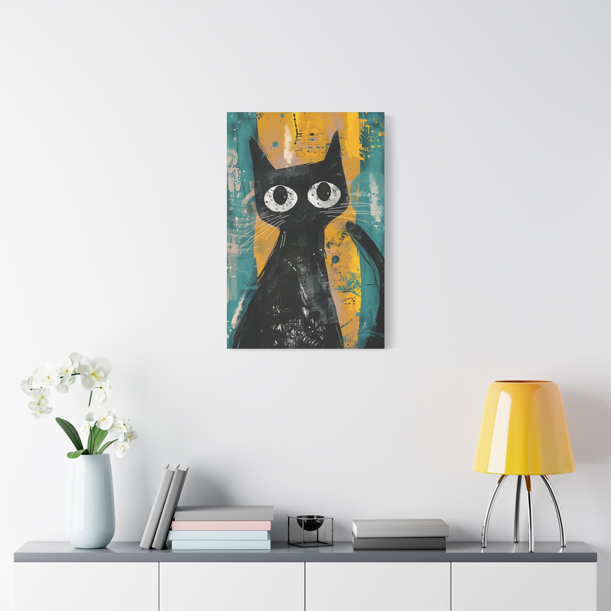 Black Cat Canvas Print