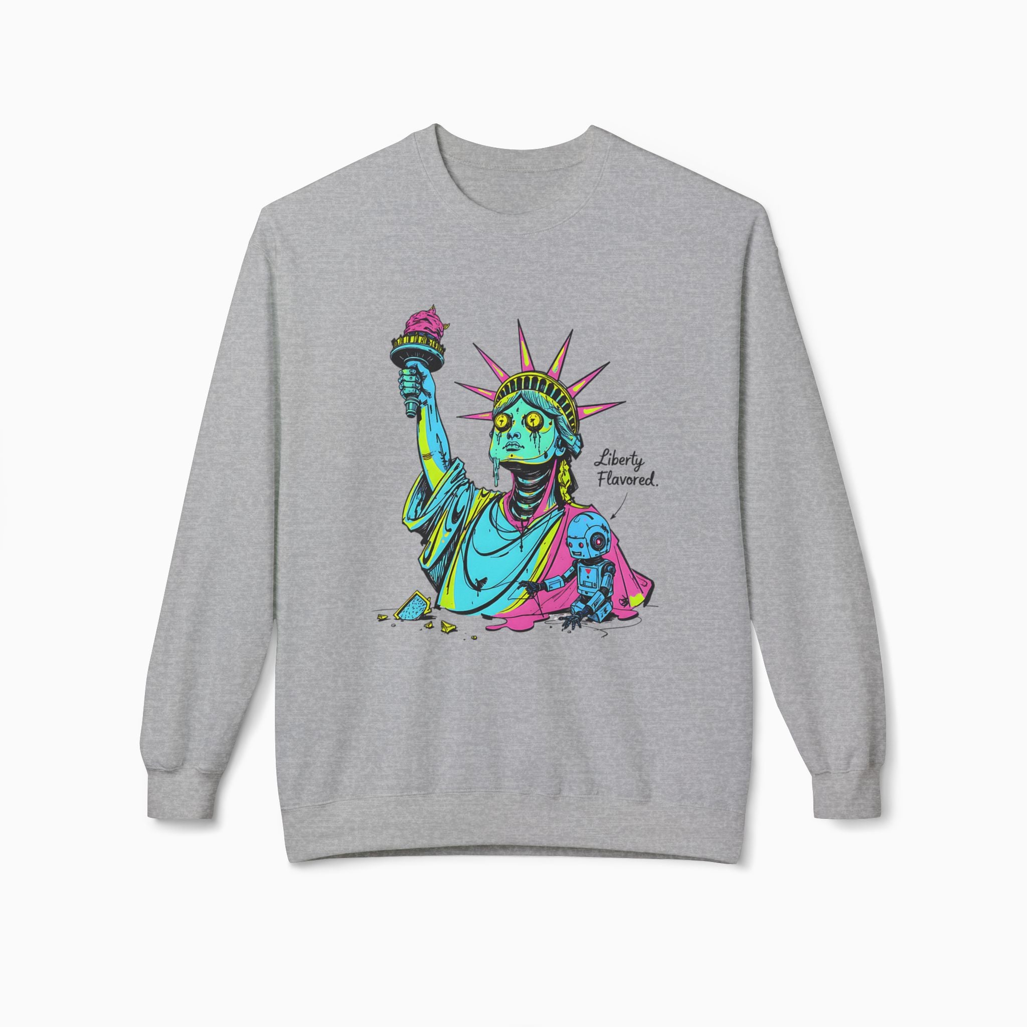 Statute of Liberty Dark Humor Unisex Sweatshirt