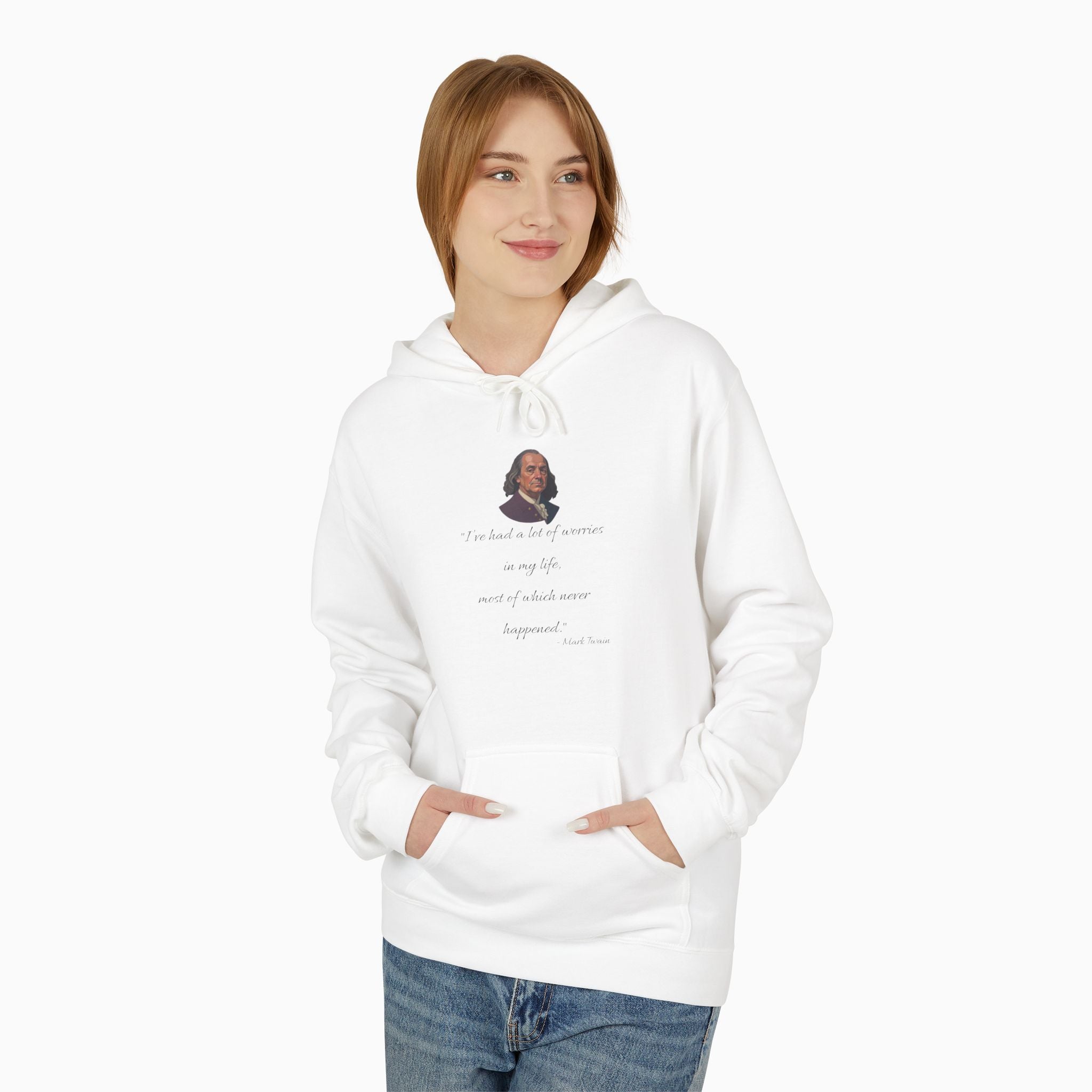 Mark Twain Life Advice Unisex Hoodie