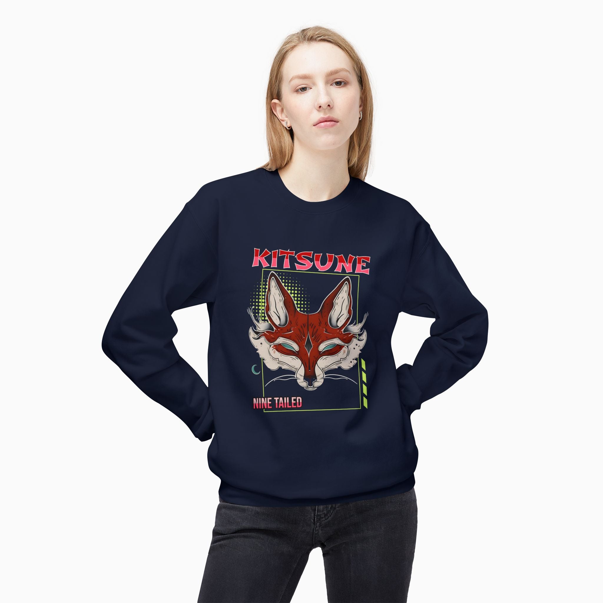 Kitsune Nine Tailed Fox Unisex Sweatshirt