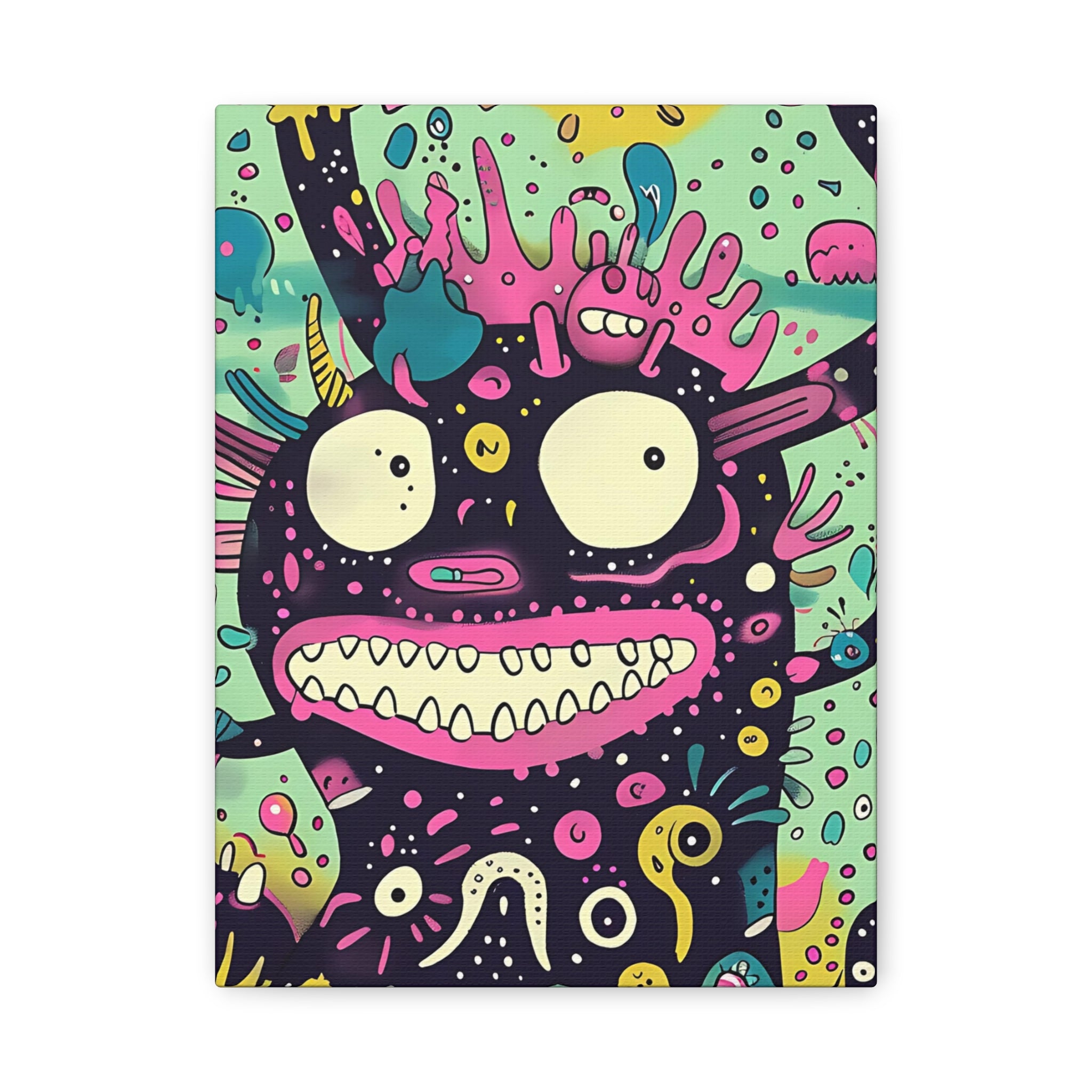 Chinese New Year Monster Canvas Print