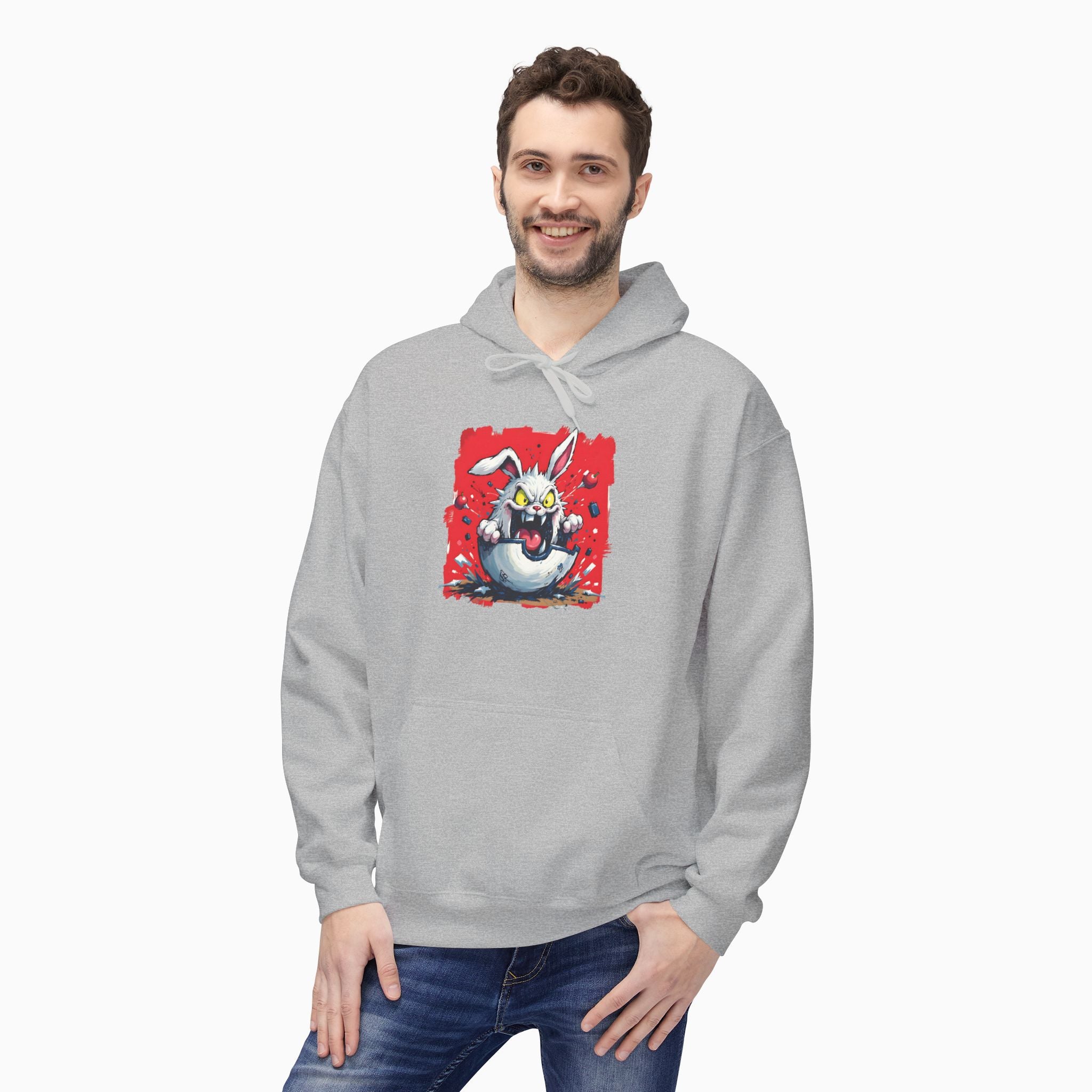 Crazy Rabbit Poké Ball Unisex Hoodie