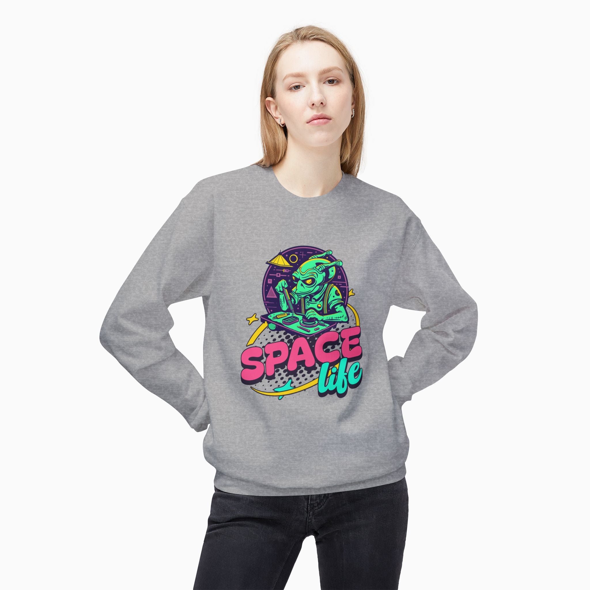 Alien Space Life Unisex Sweatshirt