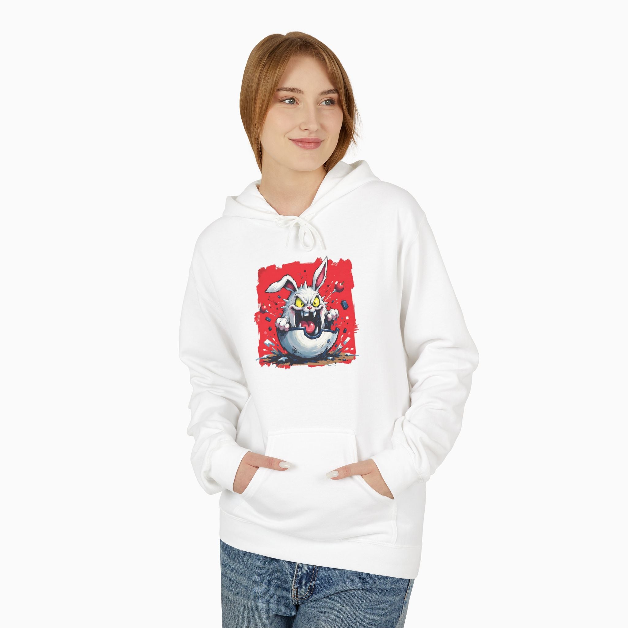 Crazy Rabbit Poké Ball Unisex Hoodie