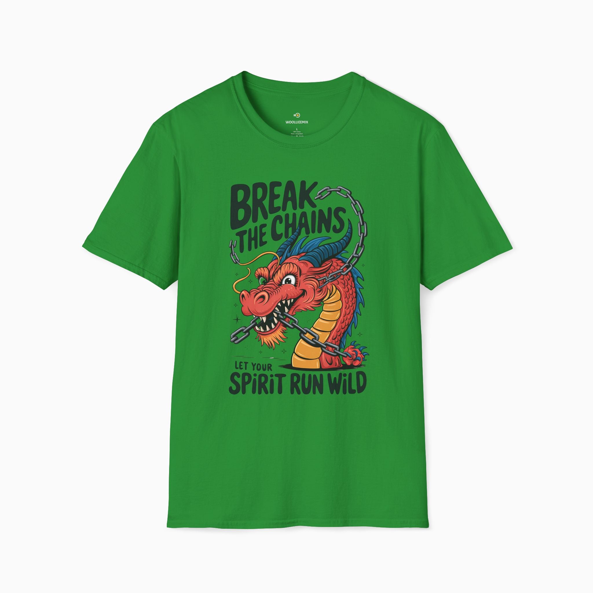 China Dragon Break the Chains Unisex T-Shirt