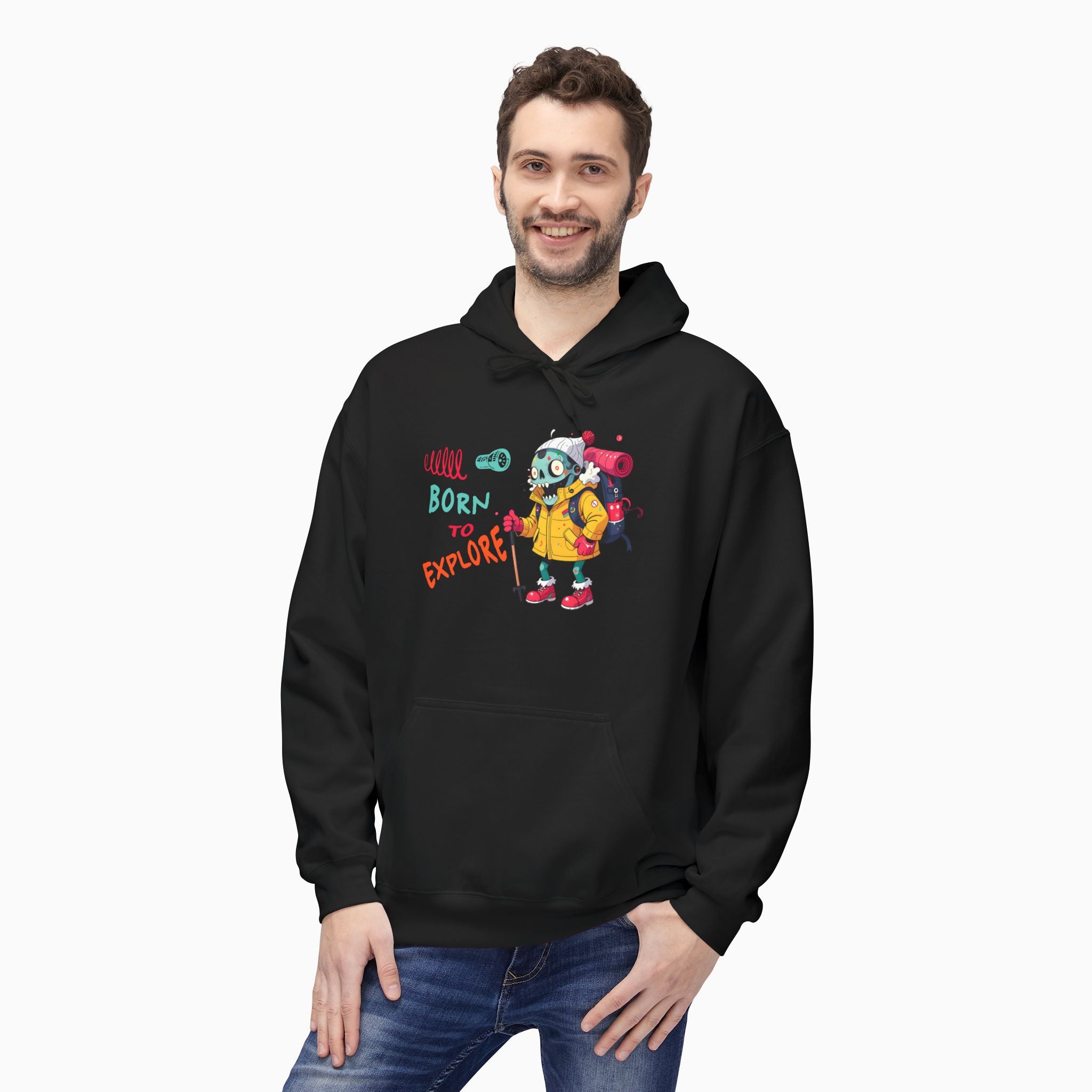 Born To Explore Zombie Unisex Hoodie