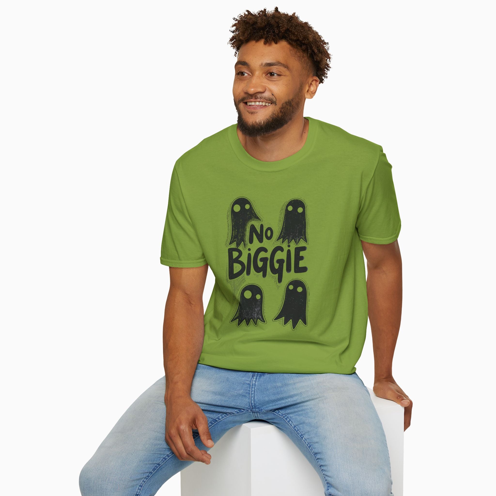 Boo Ghost & No Biggie Unisex T-Shirt