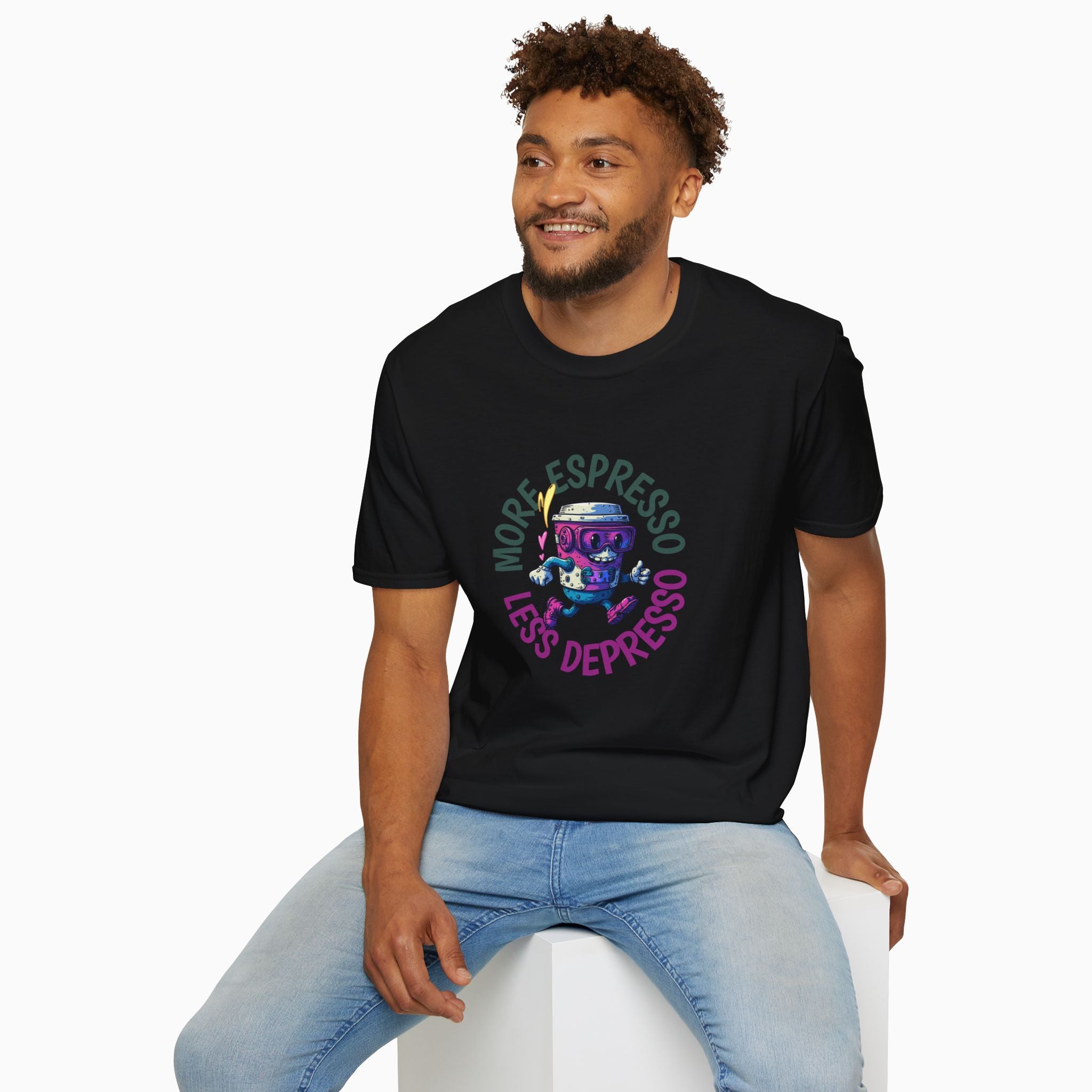 More Espresso Less Depresso Unisex T-Shirt