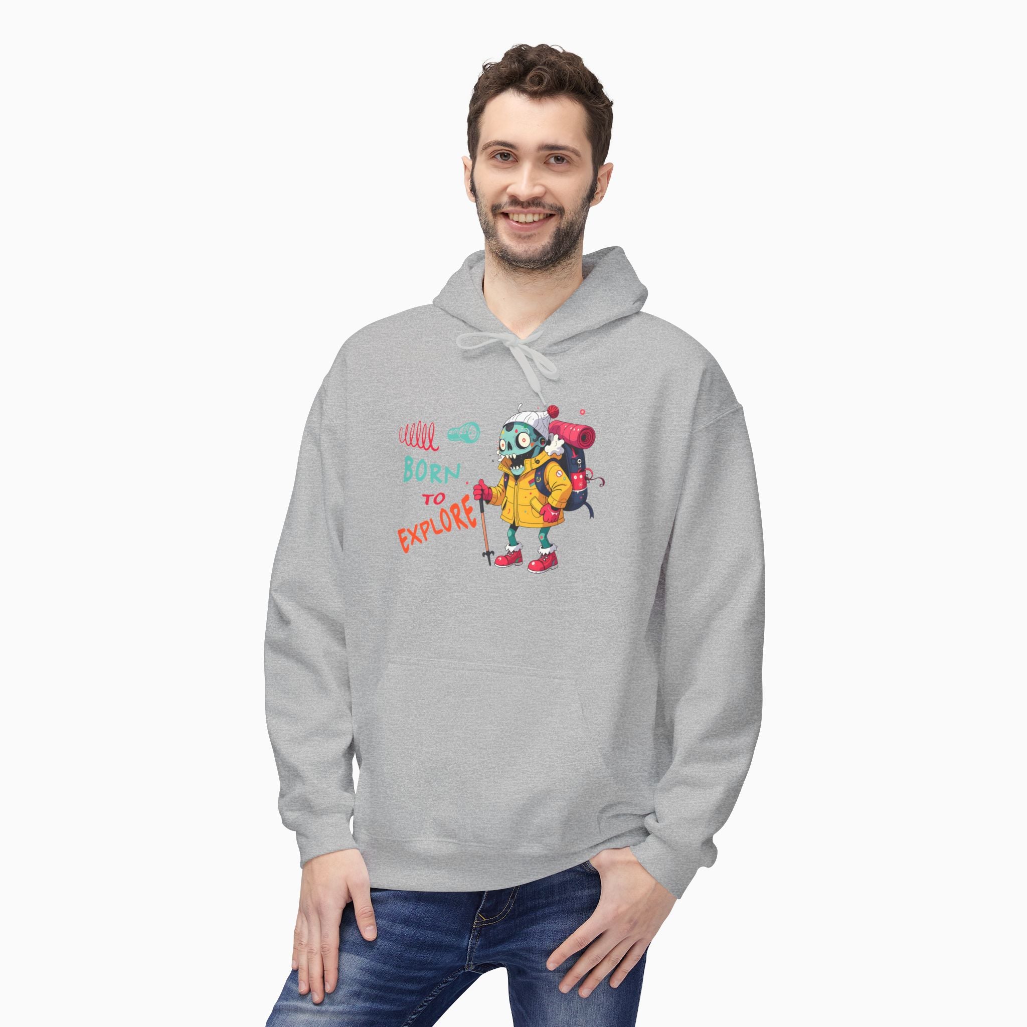 Born To Explore Zombie Unisex Hoodie