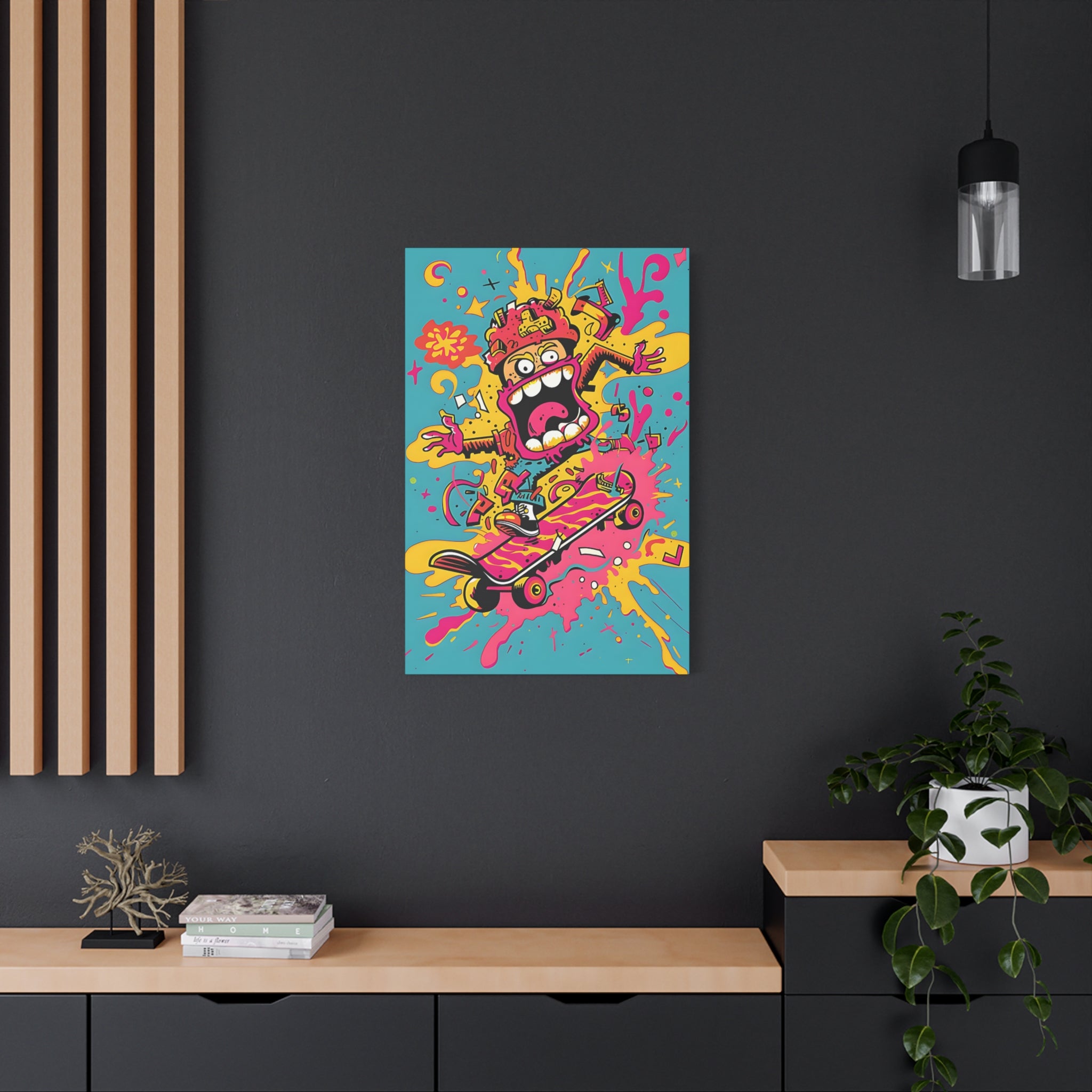 Skateboarder Canvas Print