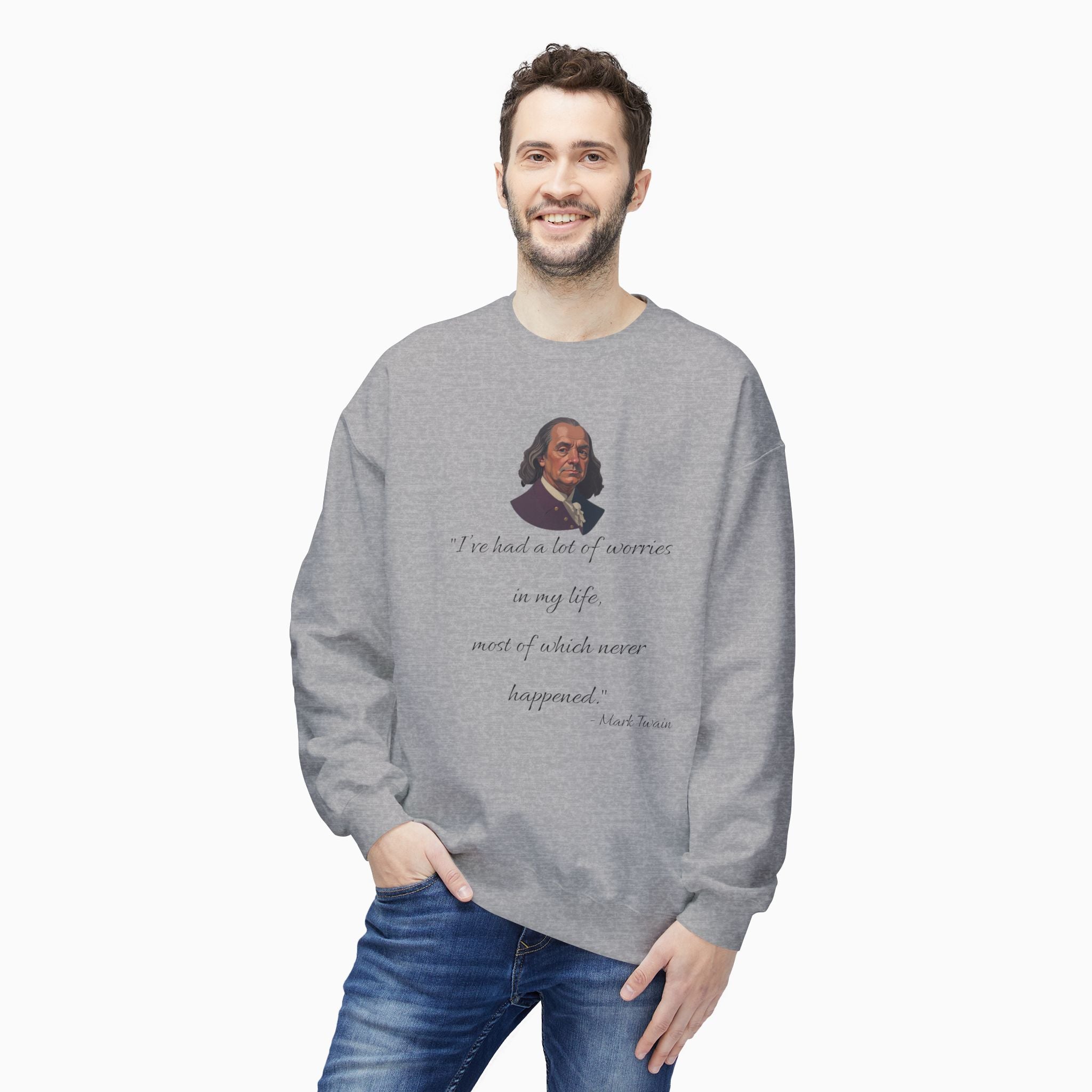 Mark Twain Life Advice Unisex Sweatshirt