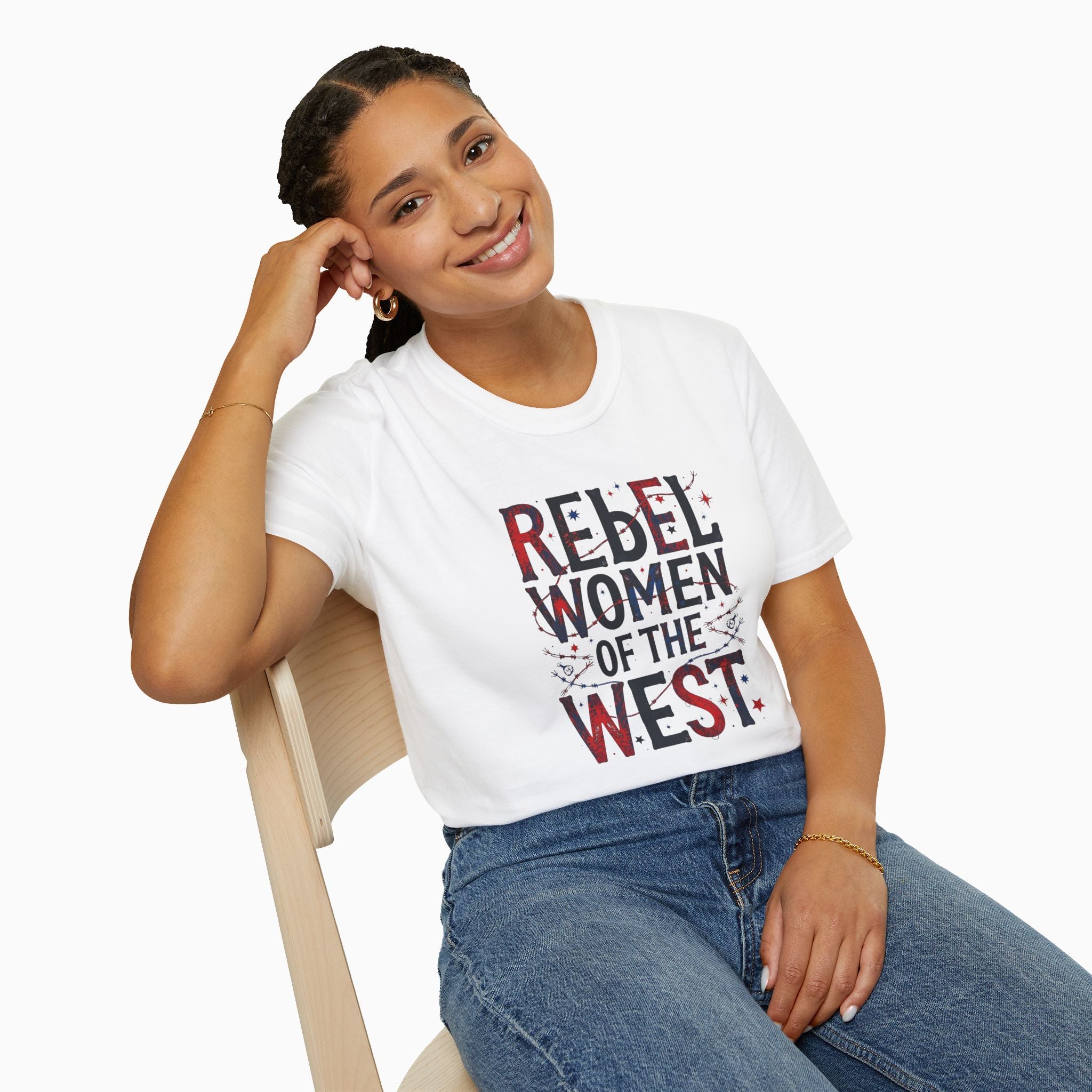 Rebel Women Of The West Unisex T-Shirt