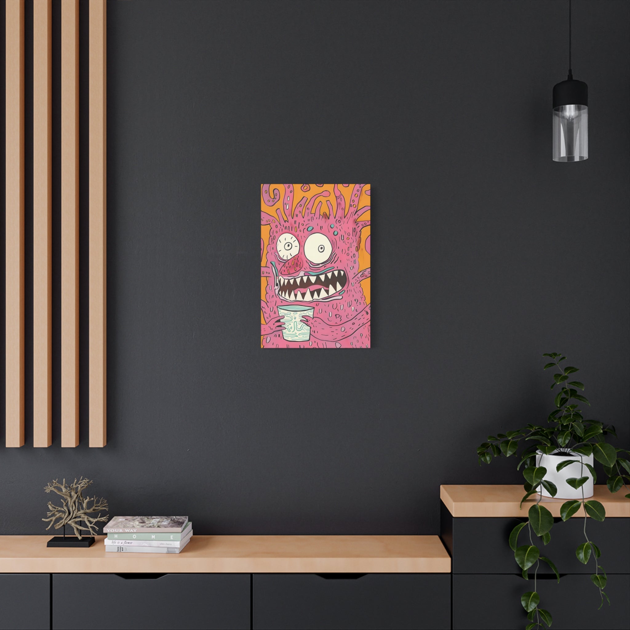 Labor Day Monster Canvas Print