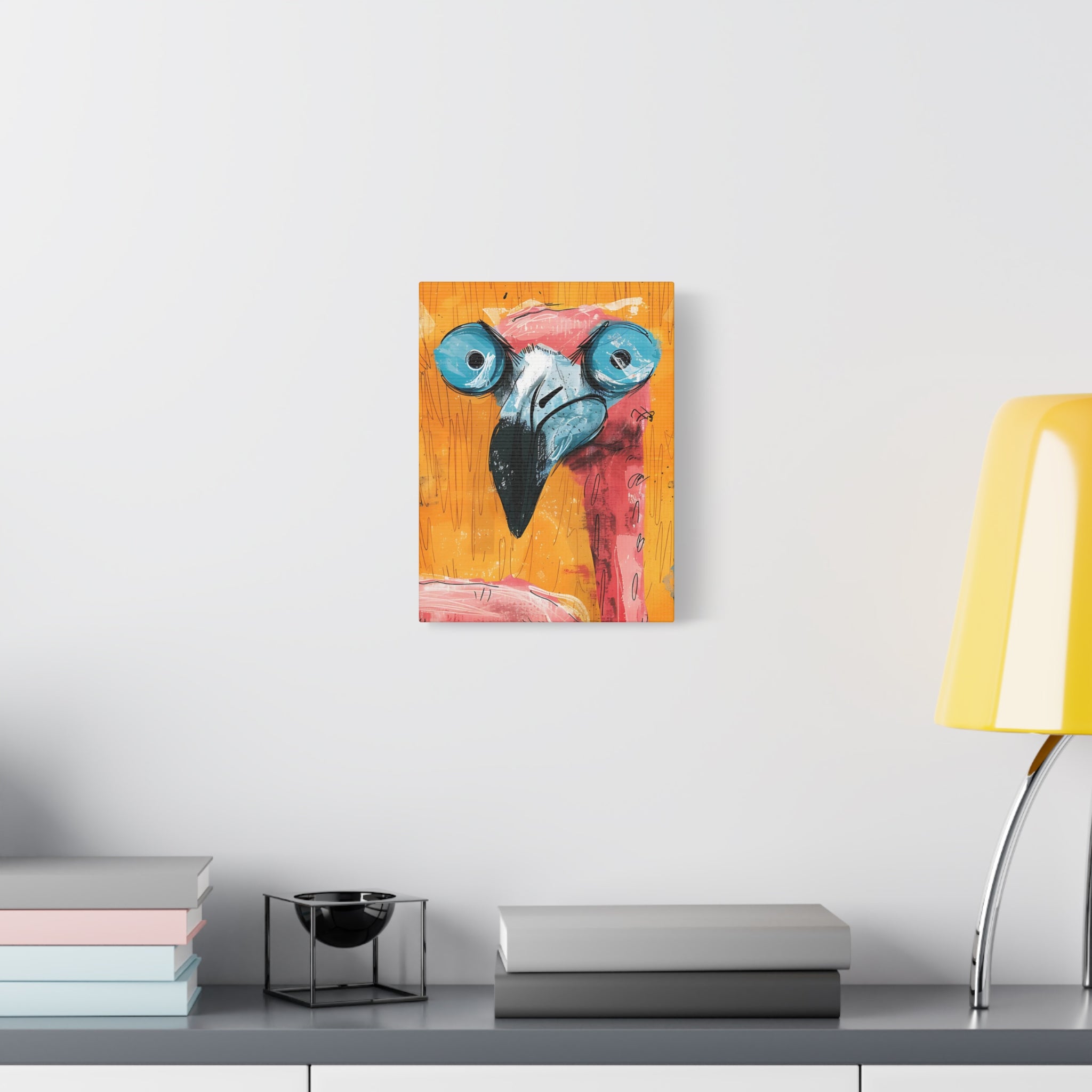 Pink Flamingo Canvas Print