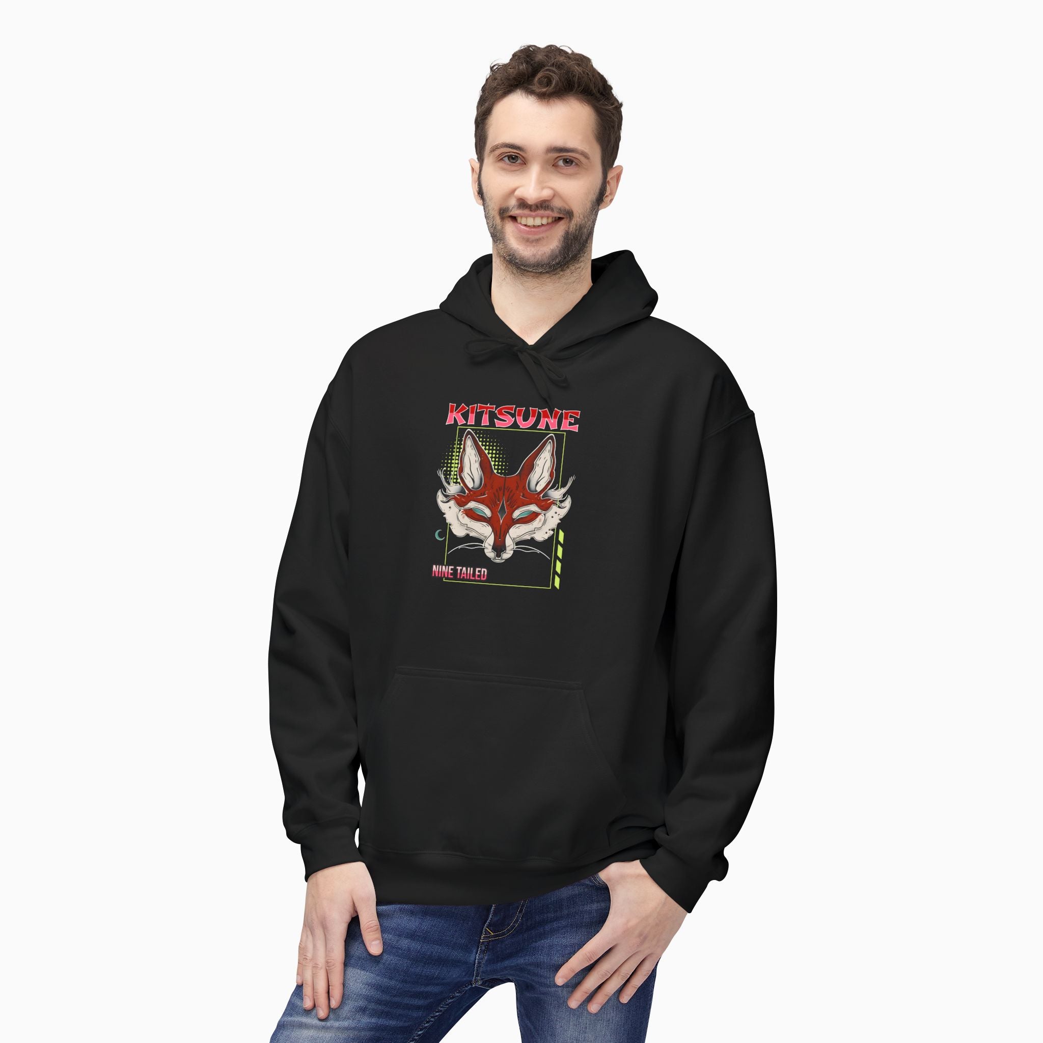 Kitsune Nine Tailed Fox Unisex Hoodie