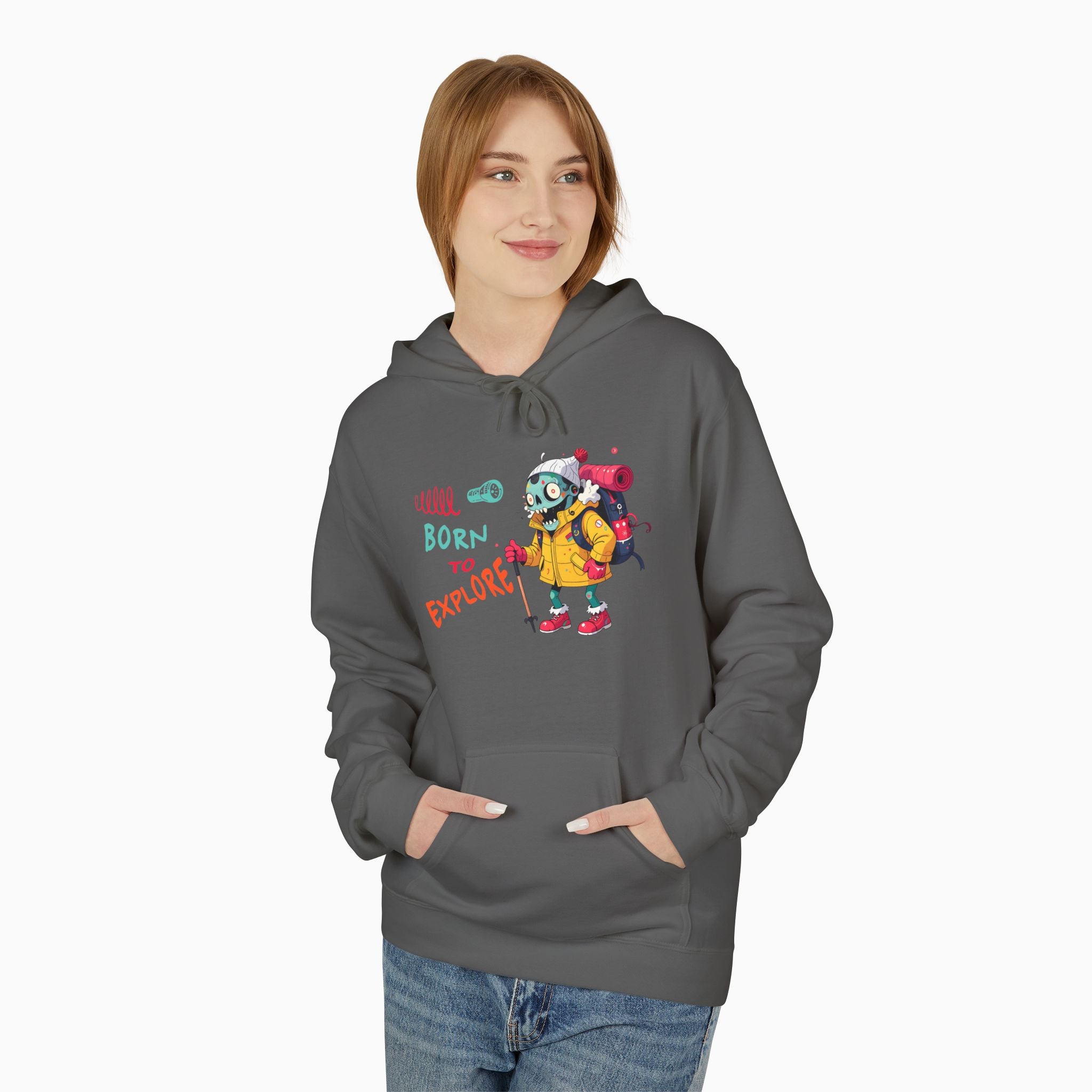 Born To Explore Zombie Unisex Hoodie