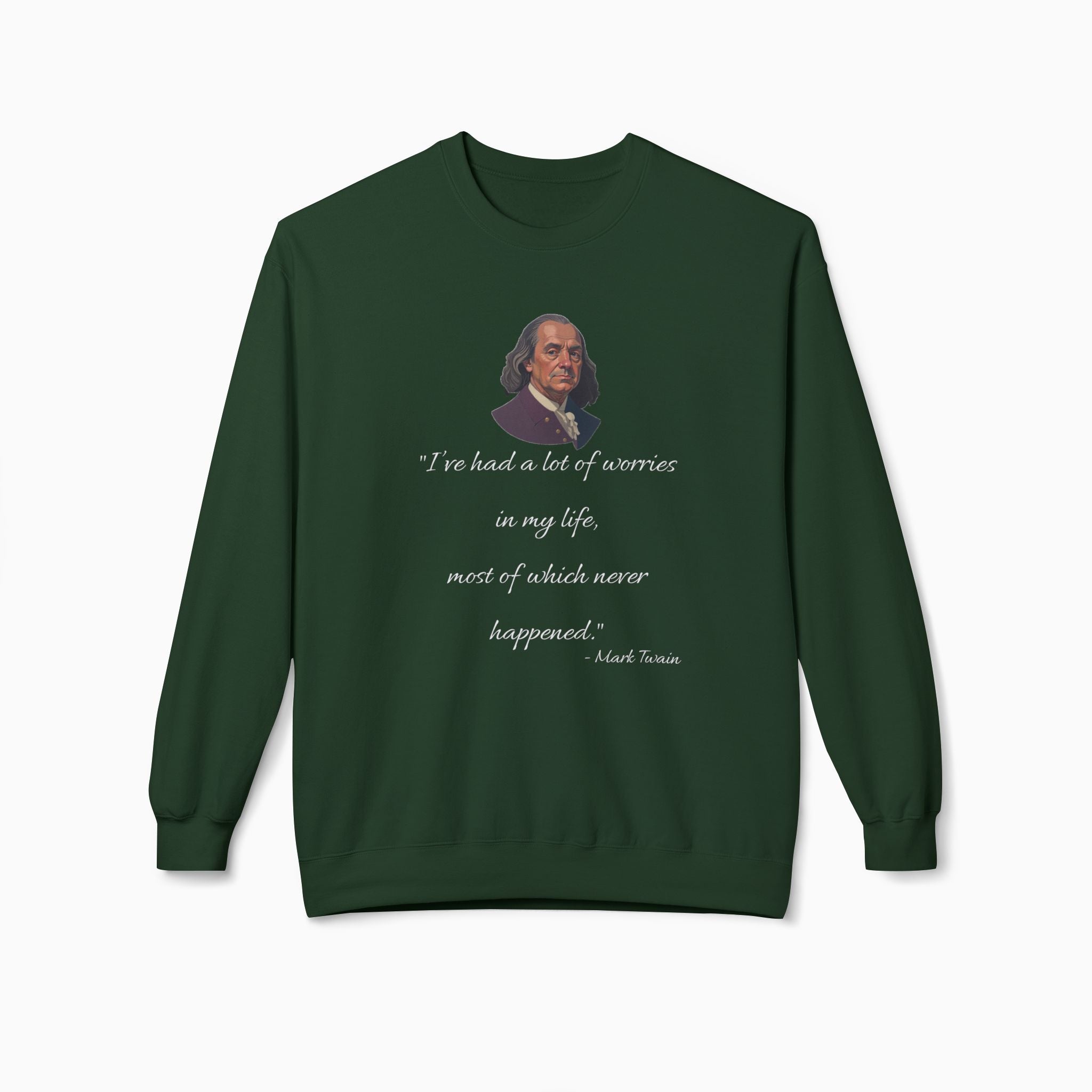 Mark Twain Life Advice Unisex Sweatshirt