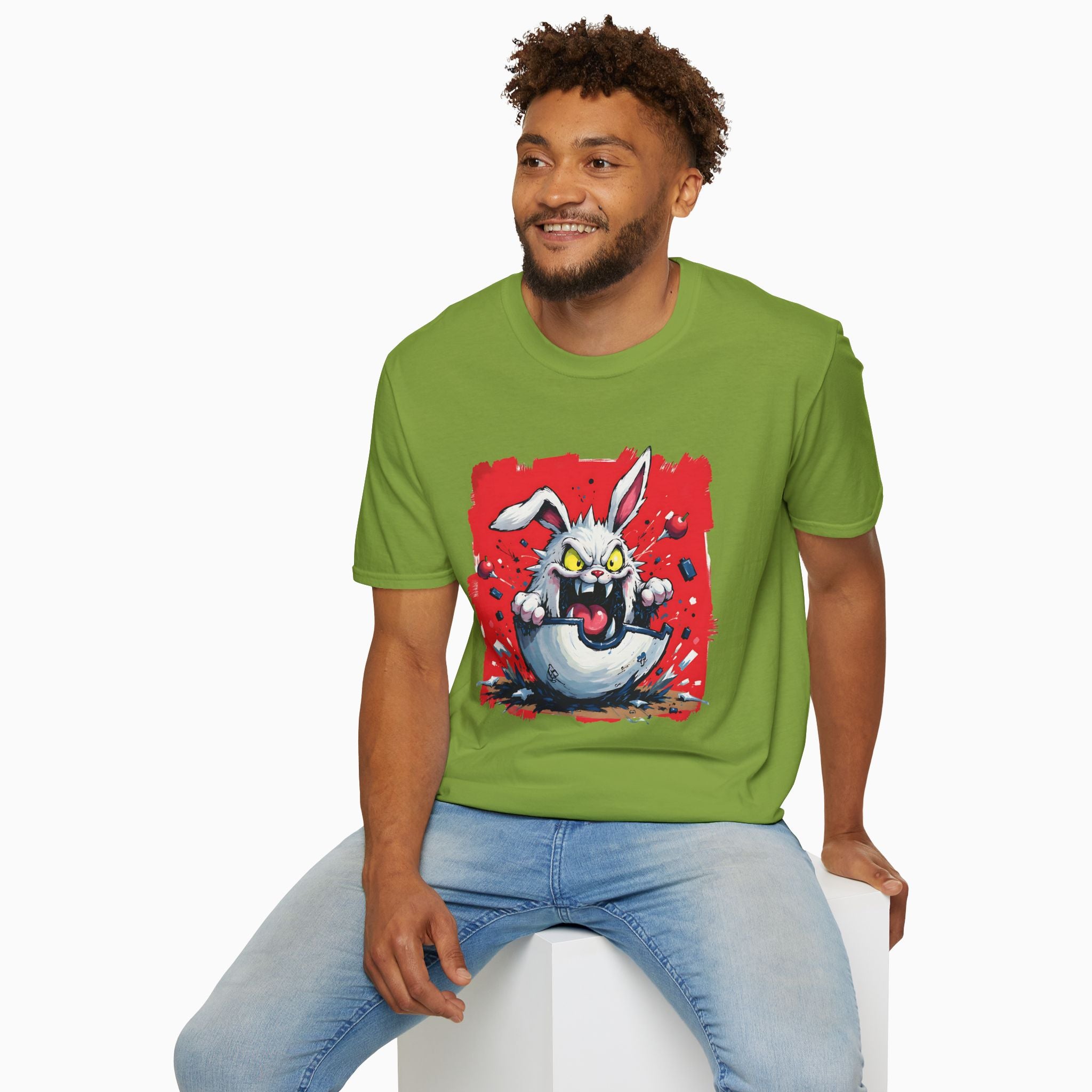 Crazy Rabbit Poké Ball Unisex T-Shirt