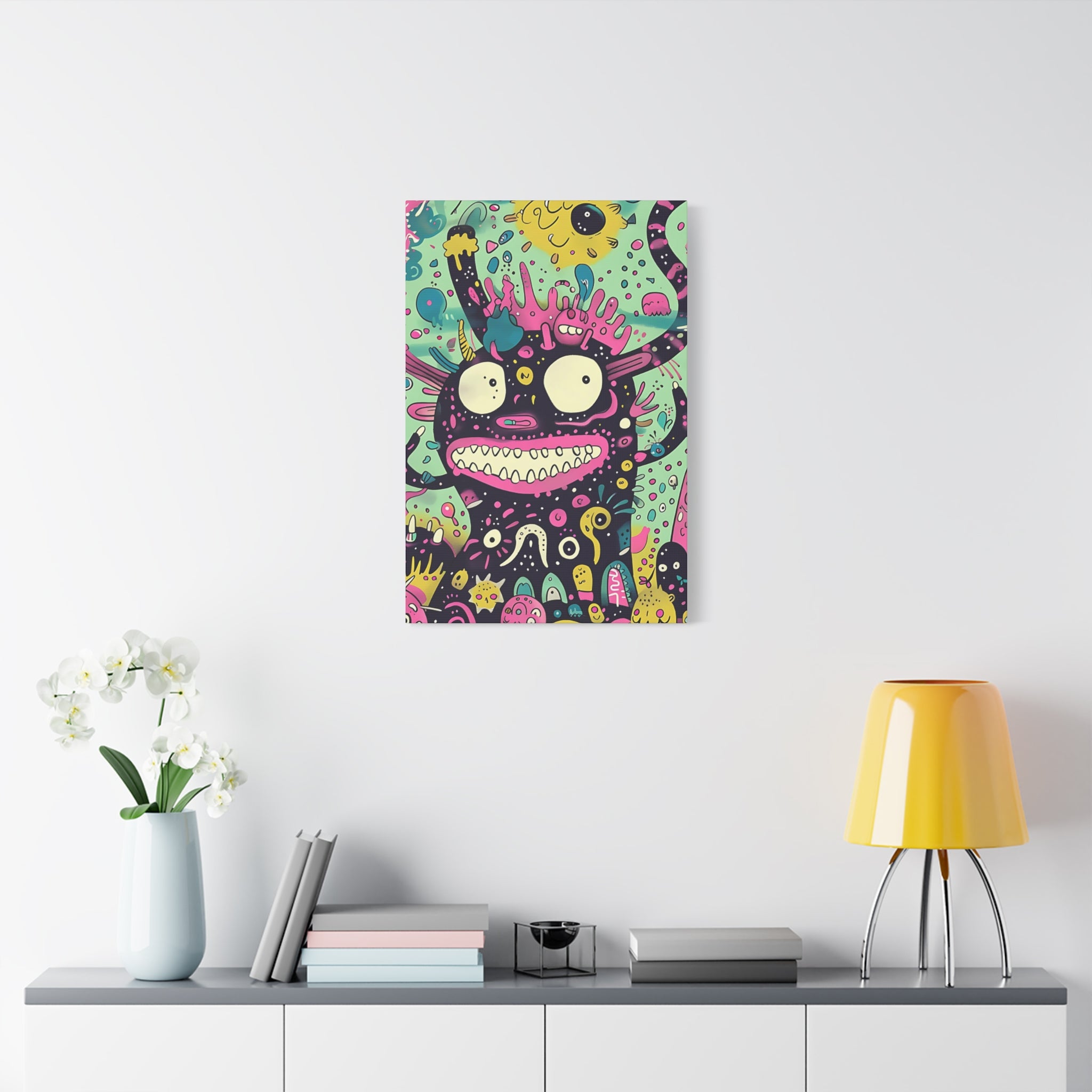 Chinese New Year Monster Canvas Print