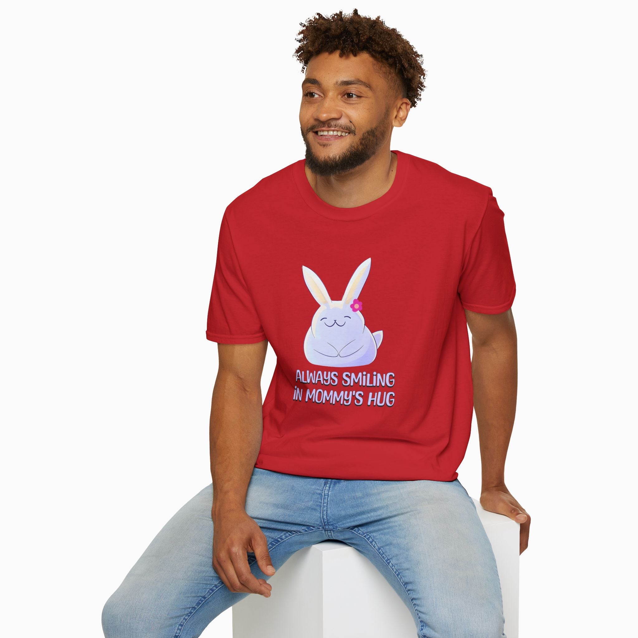 Always Smiling In Mommy's Hug Unisex T-Shirt