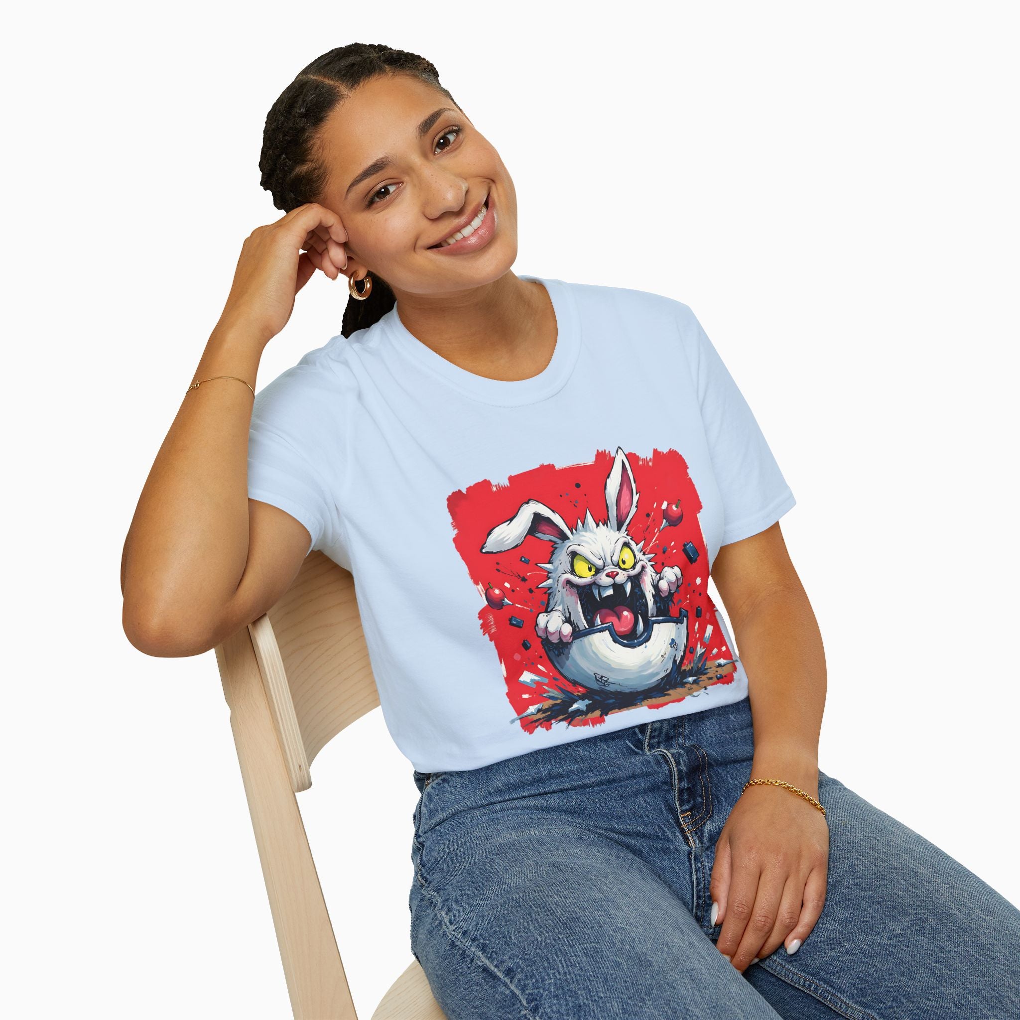 Crazy Rabbit Poké Ball Unisex T-Shirt