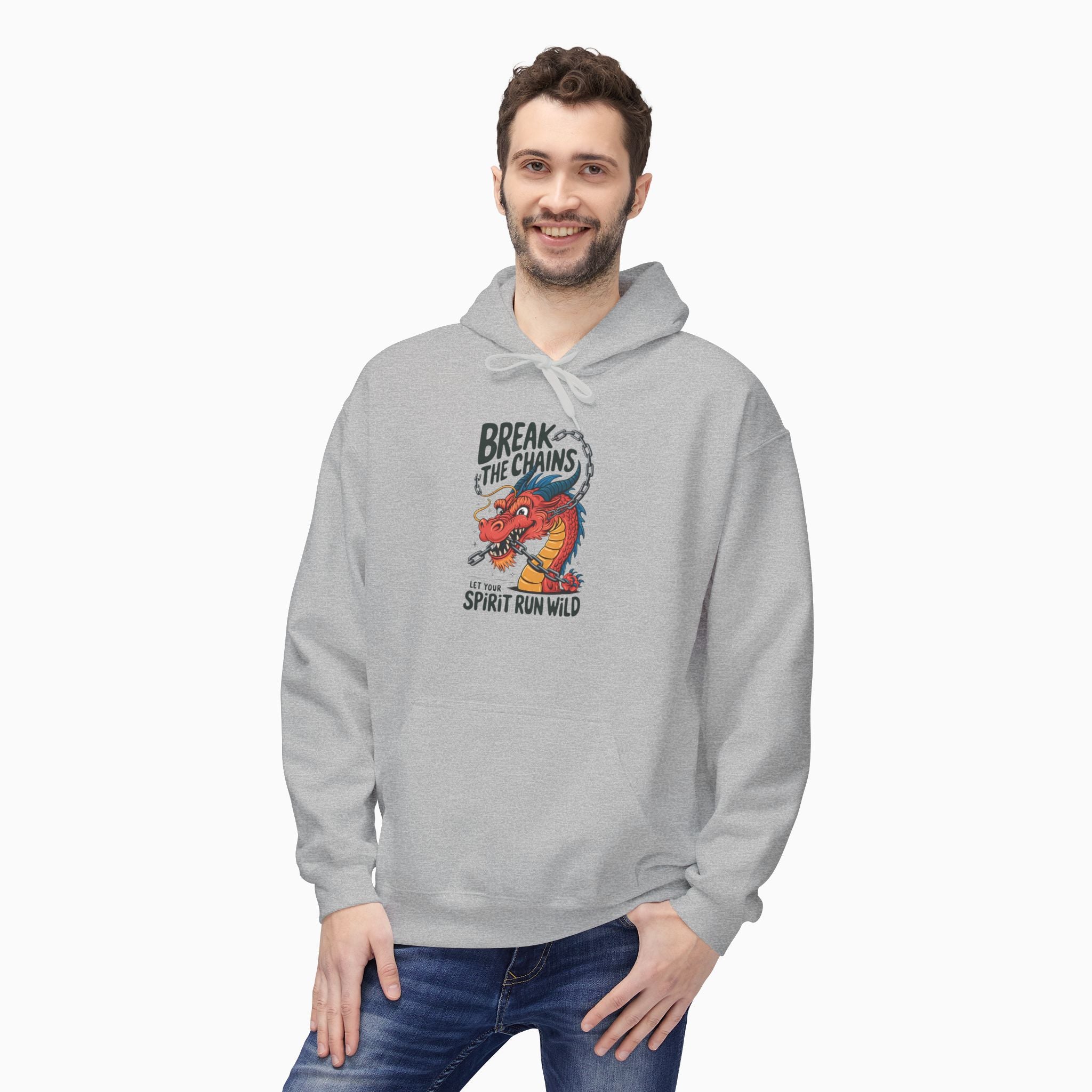 China Dragon Break the Chains Unisex Hoodie