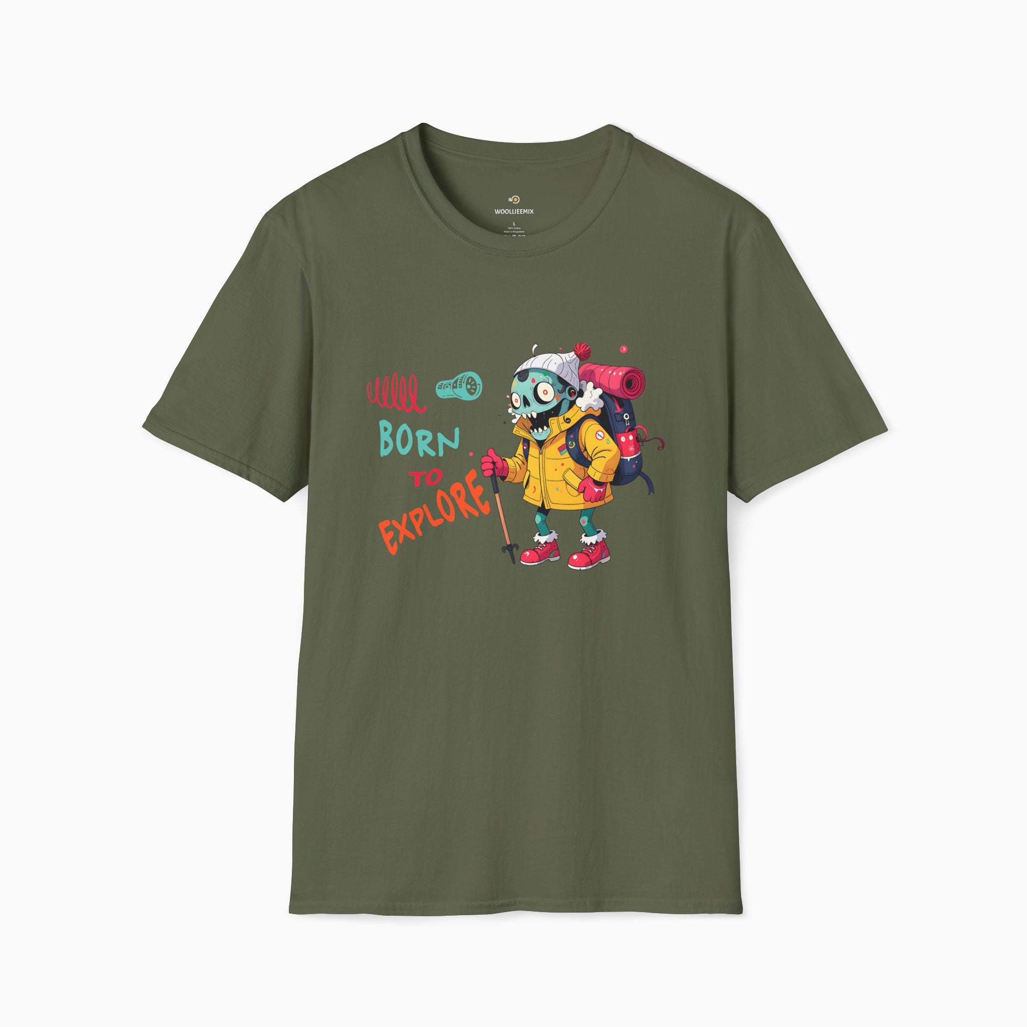 Born To Explore Zombie Unisex T-Shirt