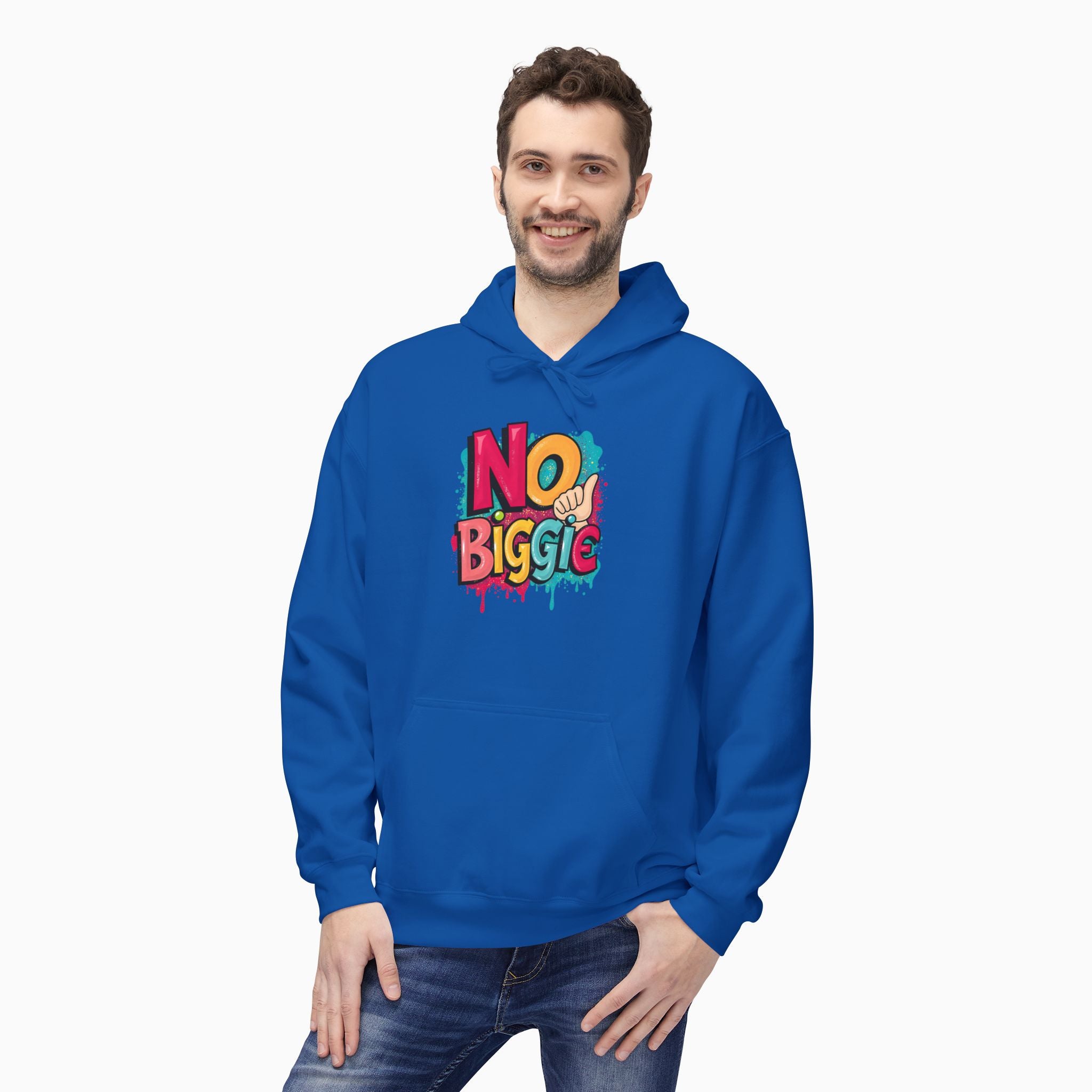 Thumbs Up & No Biggie Unisex Hoodie