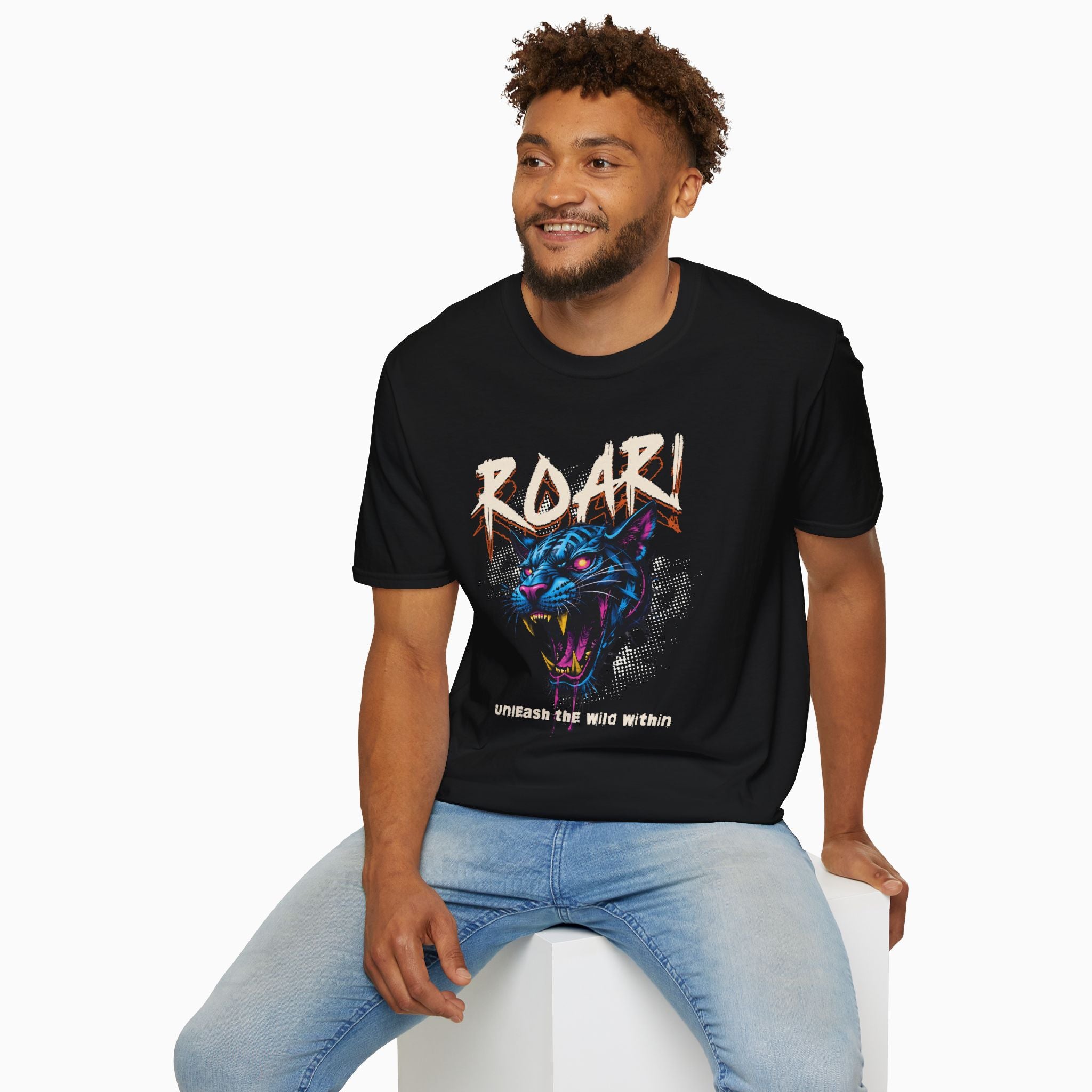 Leopard Roar Unleash The Wild Within Unisex T-Shirt