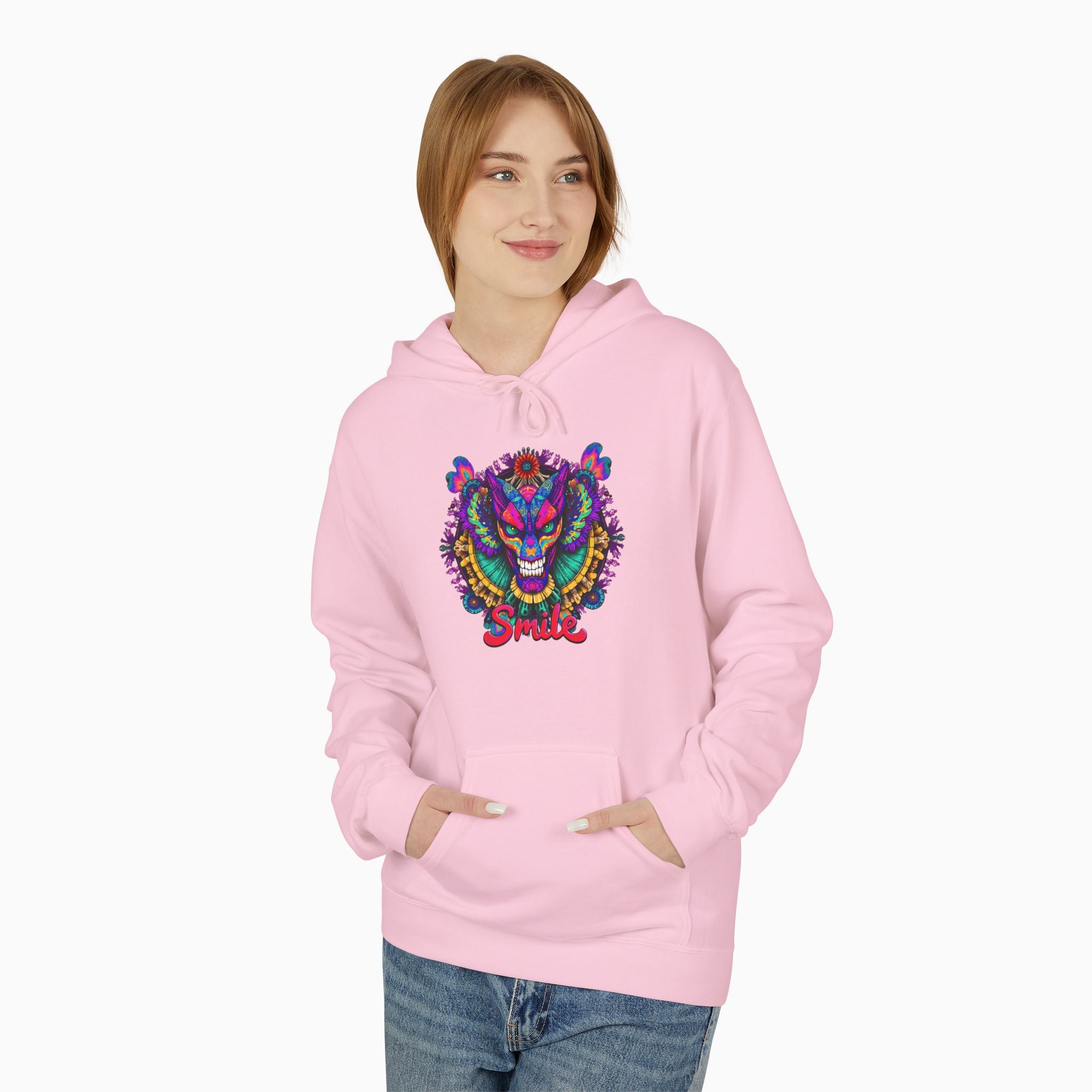 Dragon Smile Pixel Art Unisex Hoodie