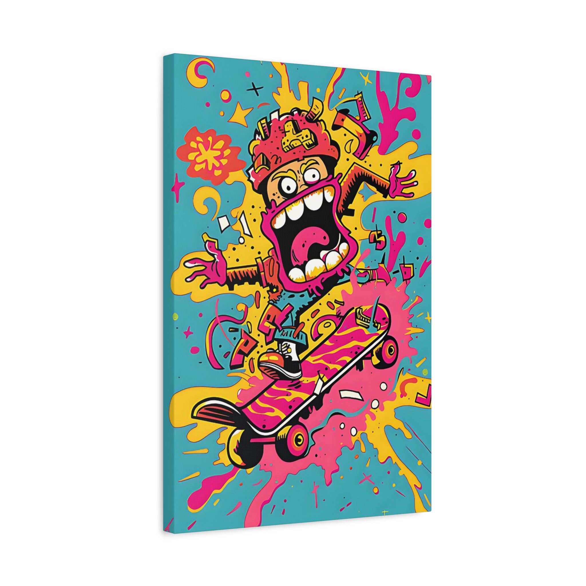 Skateboarder Canvas Print