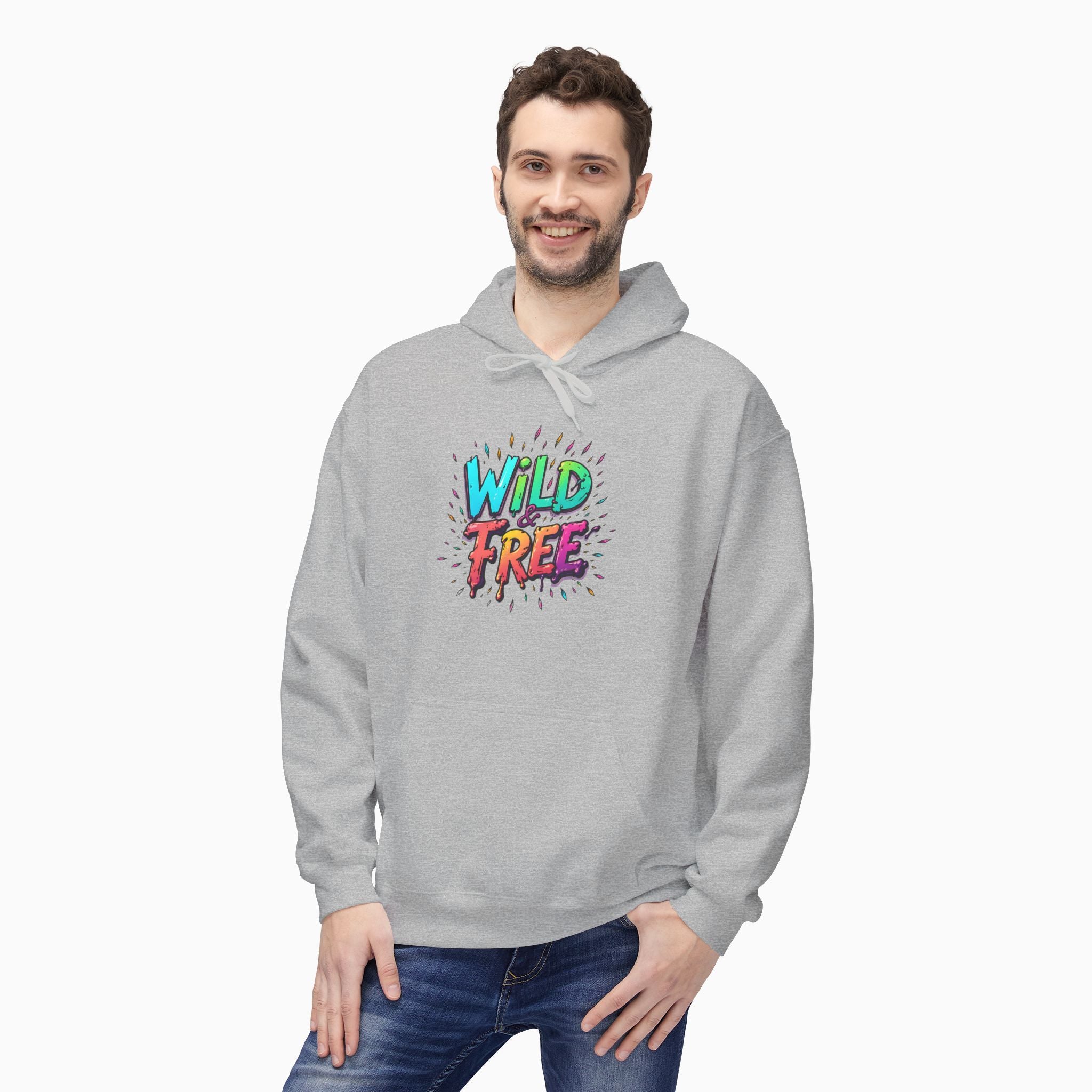 Neon Color Wild Free Unisex Hoodie