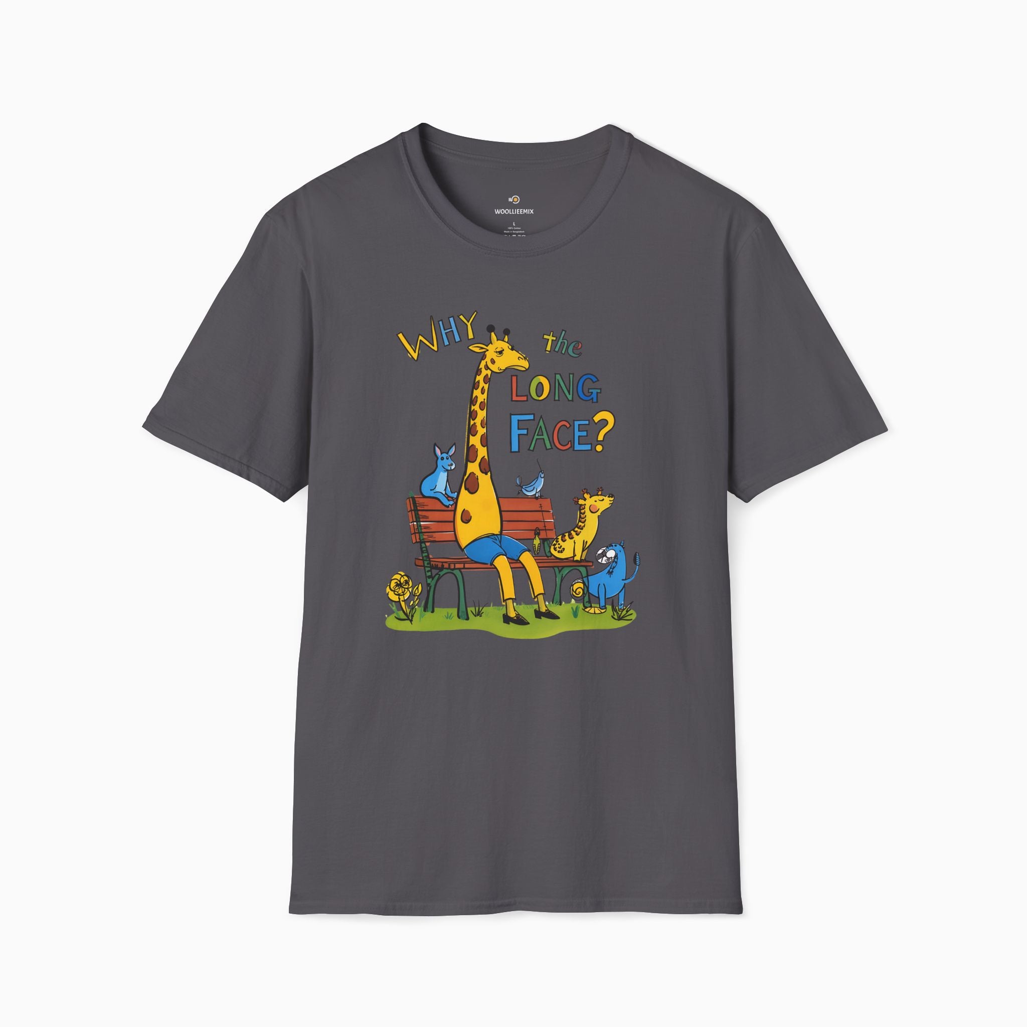 Funny Giraffe Why the Long Face Unisex T-Shirt