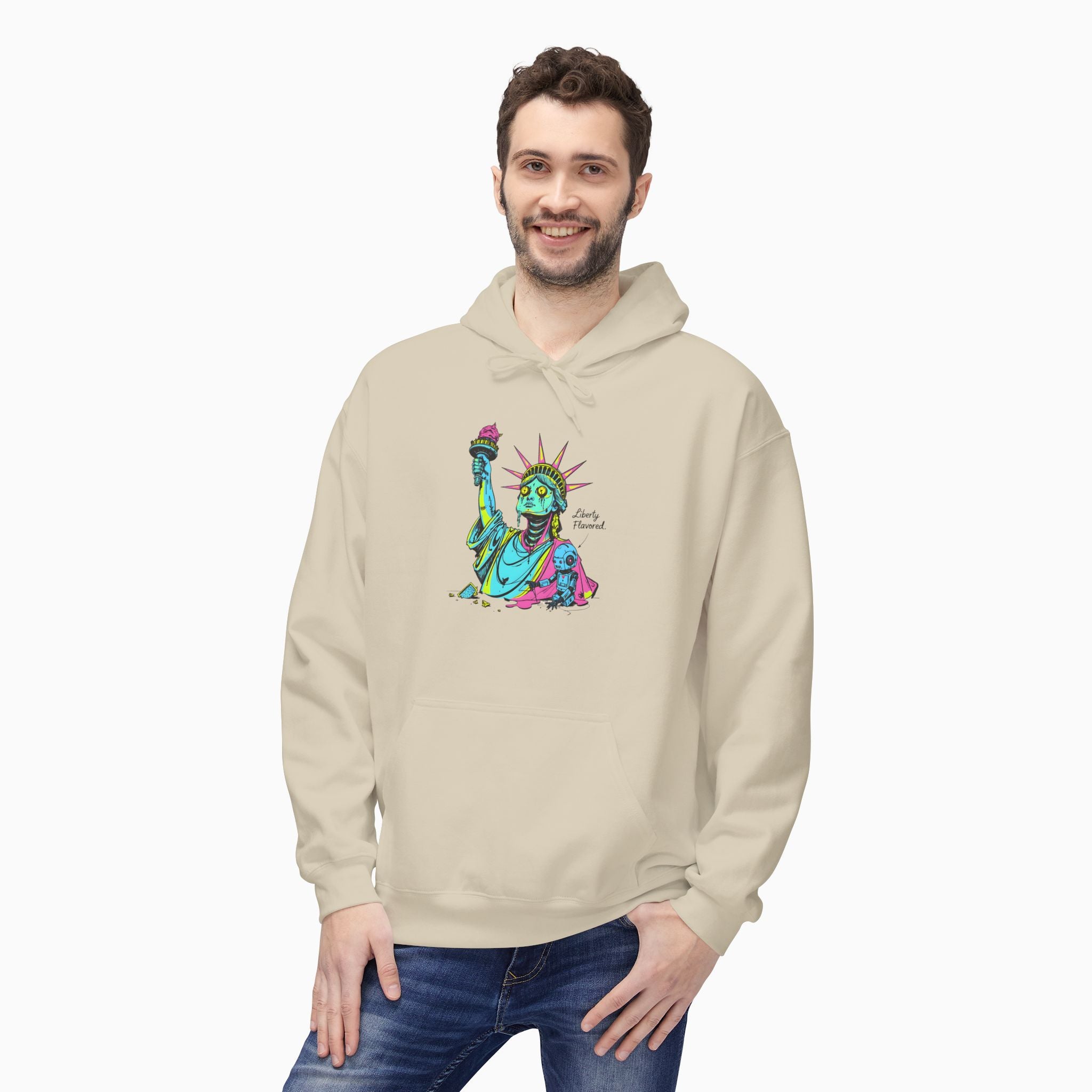 Statute of Liberty Dark Humor Unisex Hoodie