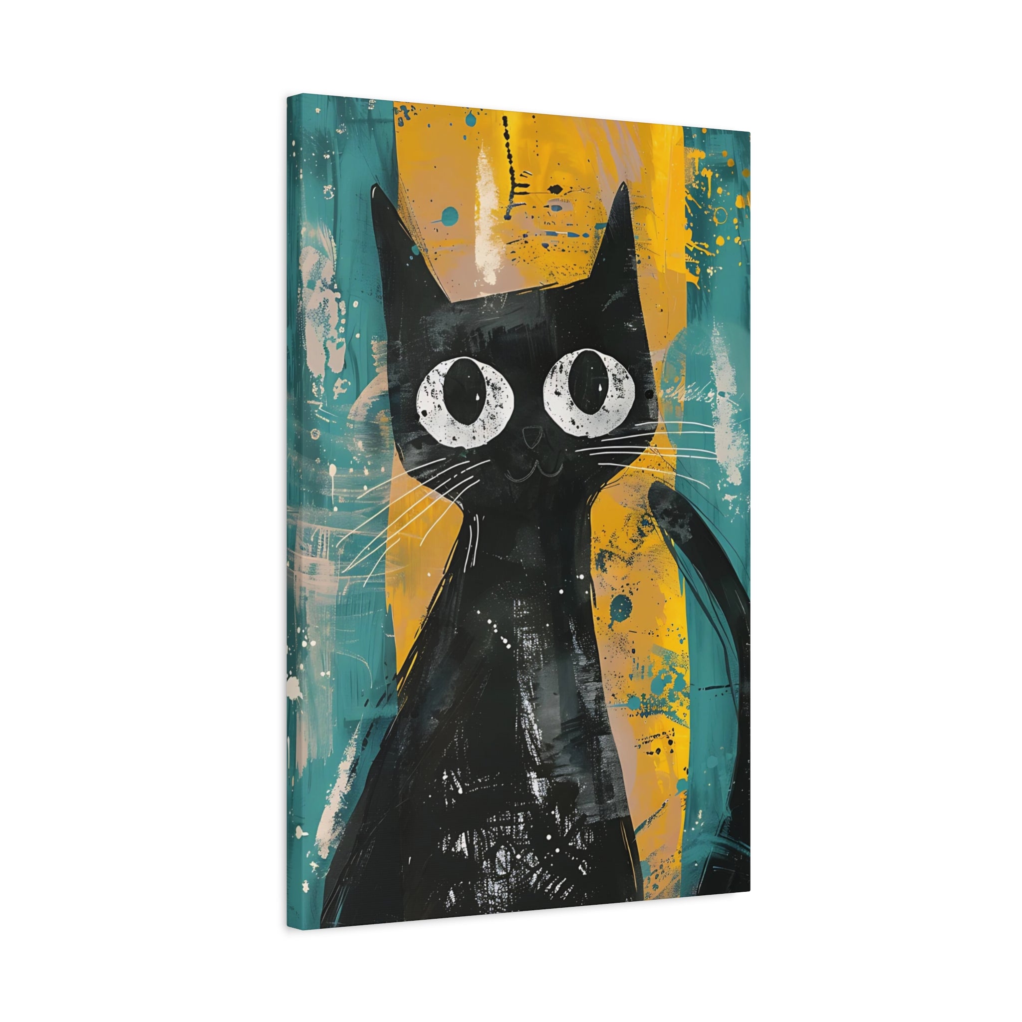 Black Cat Canvas Print