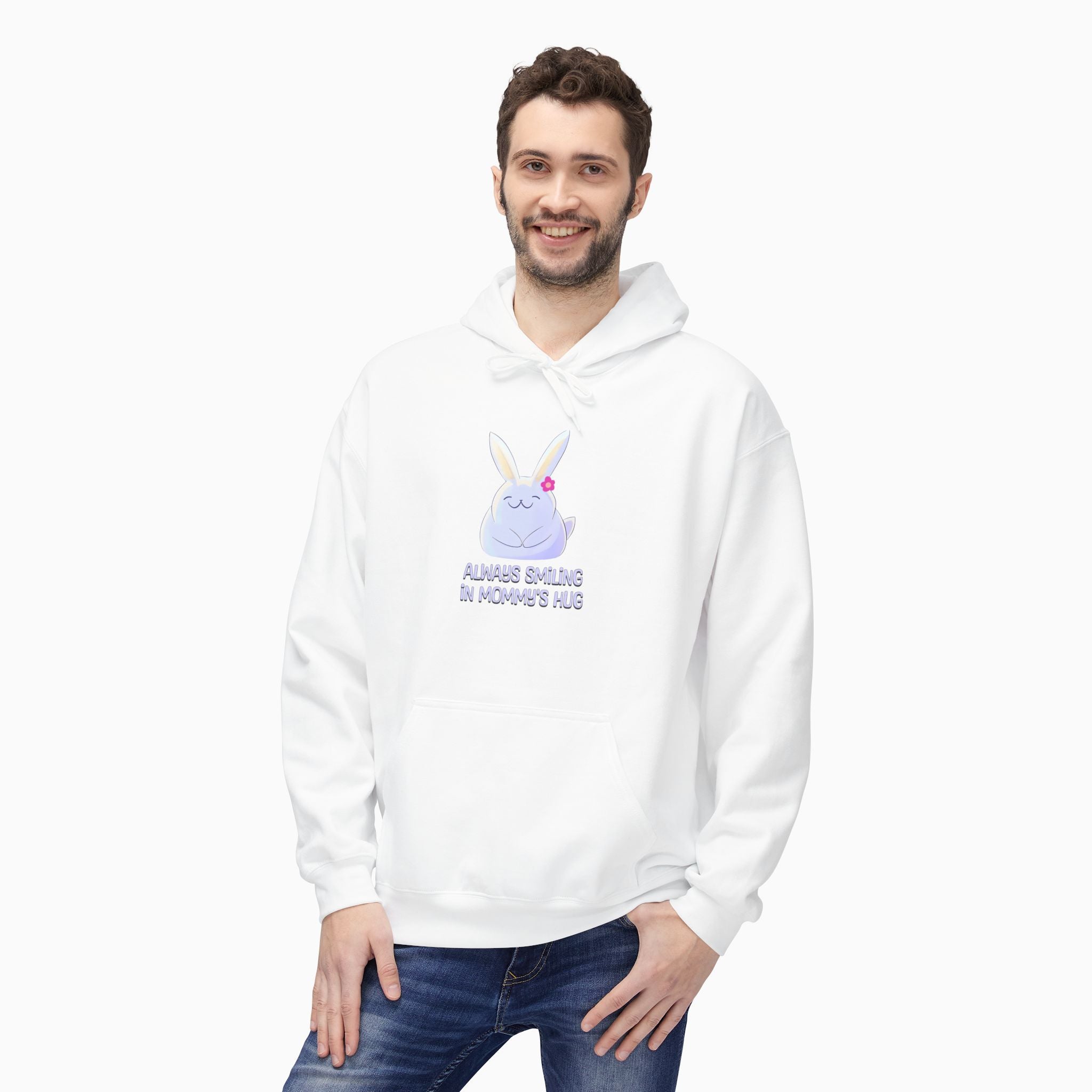 Always Smiling In Mommy's Hug Unisex Hoodie