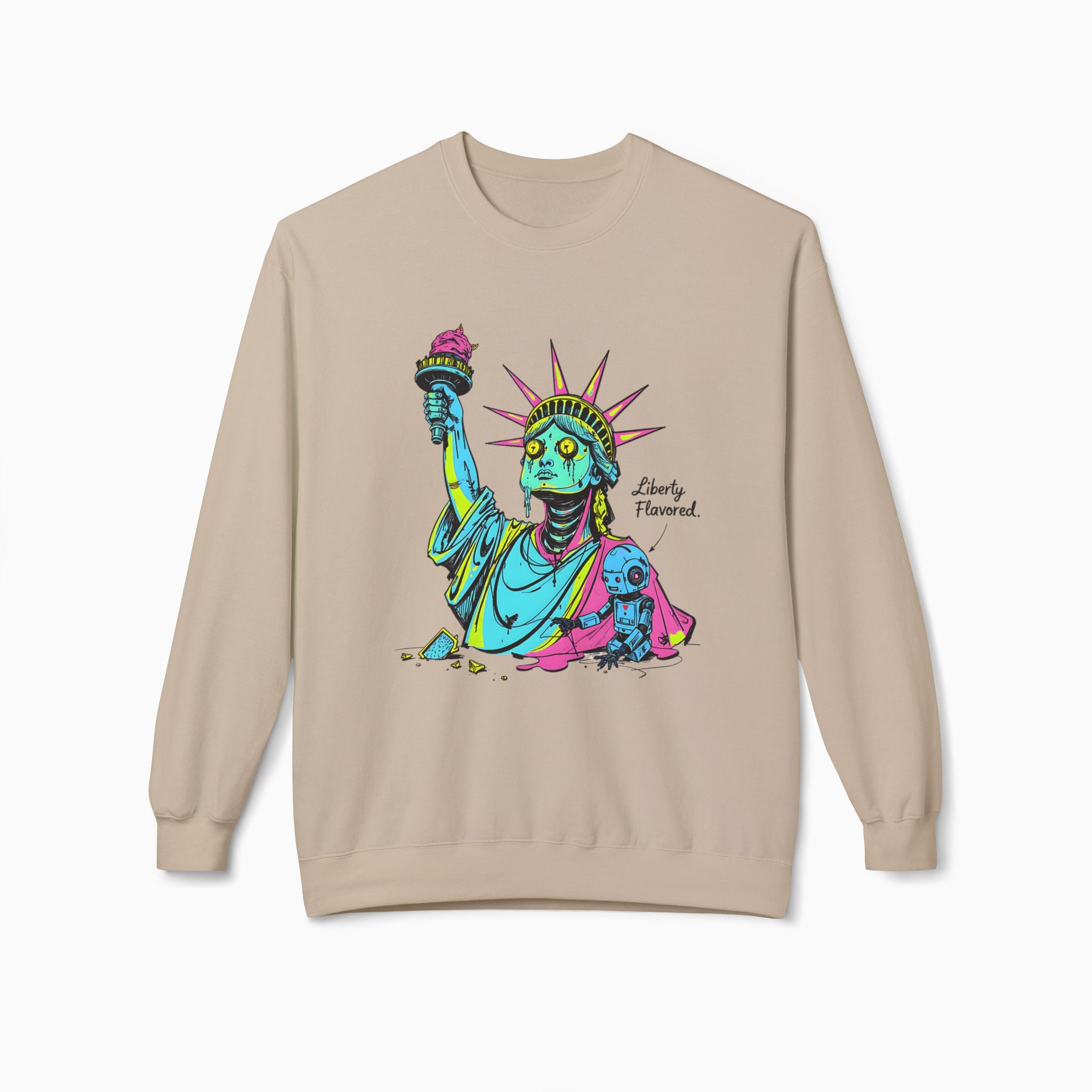 Statute of Liberty Dark Humor Unisex Sweatshirt