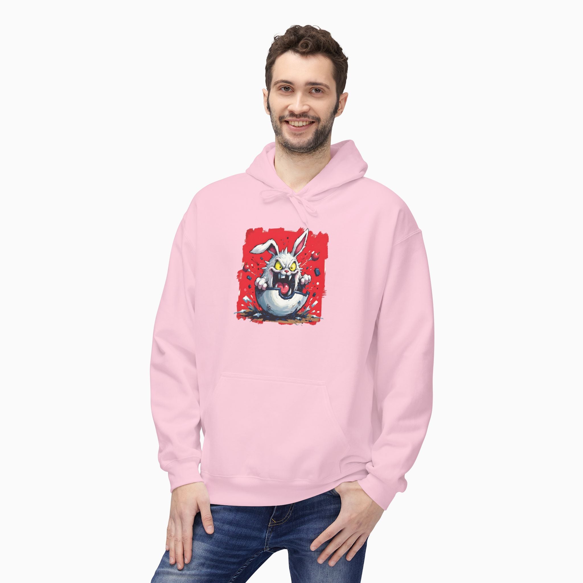 Crazy Rabbit Poké Ball Unisex Hoodie