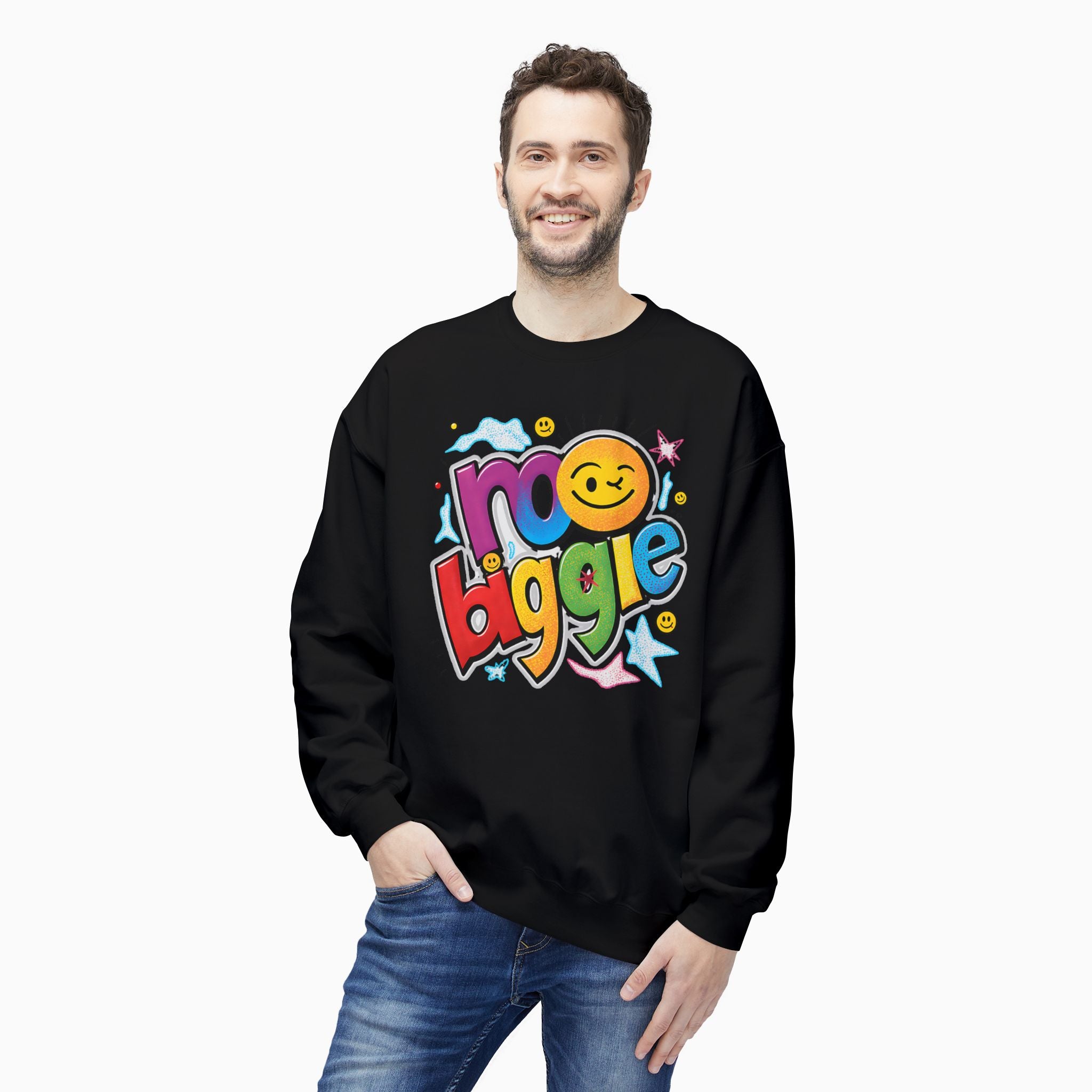 Emoji & No Biggie Unisex Sweatshirt