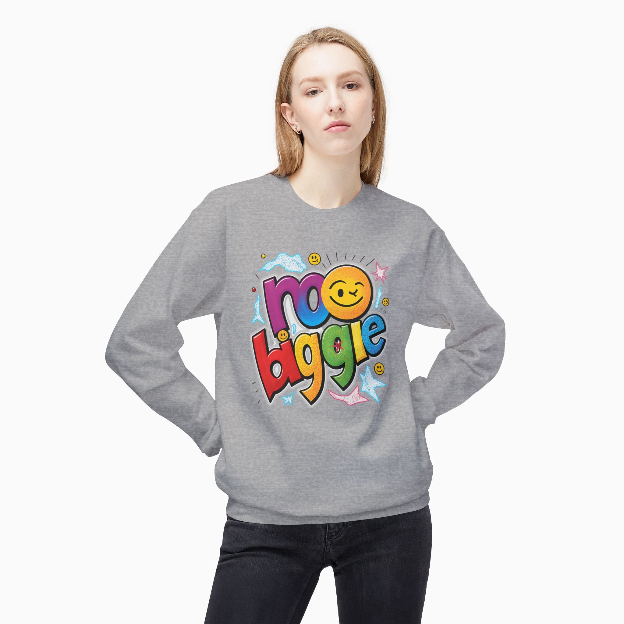 Emoji & No Biggie Unisex Sweatshirt